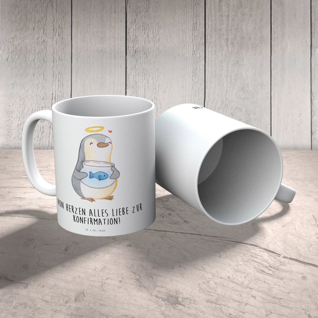 Tasse Pinguin Fisch Tasse, Kaffeetasse, Teetasse, Becher, Kaffeebecher, Teebecher, Keramiktasse, Porzellantasse, Büro Tasse, Geschenk Tasse, Tasse Sprüche, Tasse Motive, Kaffeetassen, Tasse bedrucken, Designer Tasse, Cappuccino Tassen, Schöne Teetassen, Konfirmation, Kommunion, Jugendweihe, Konfirmation Geschenk, Fisch, Fisch Deko, Zuversicht, Vertrauen