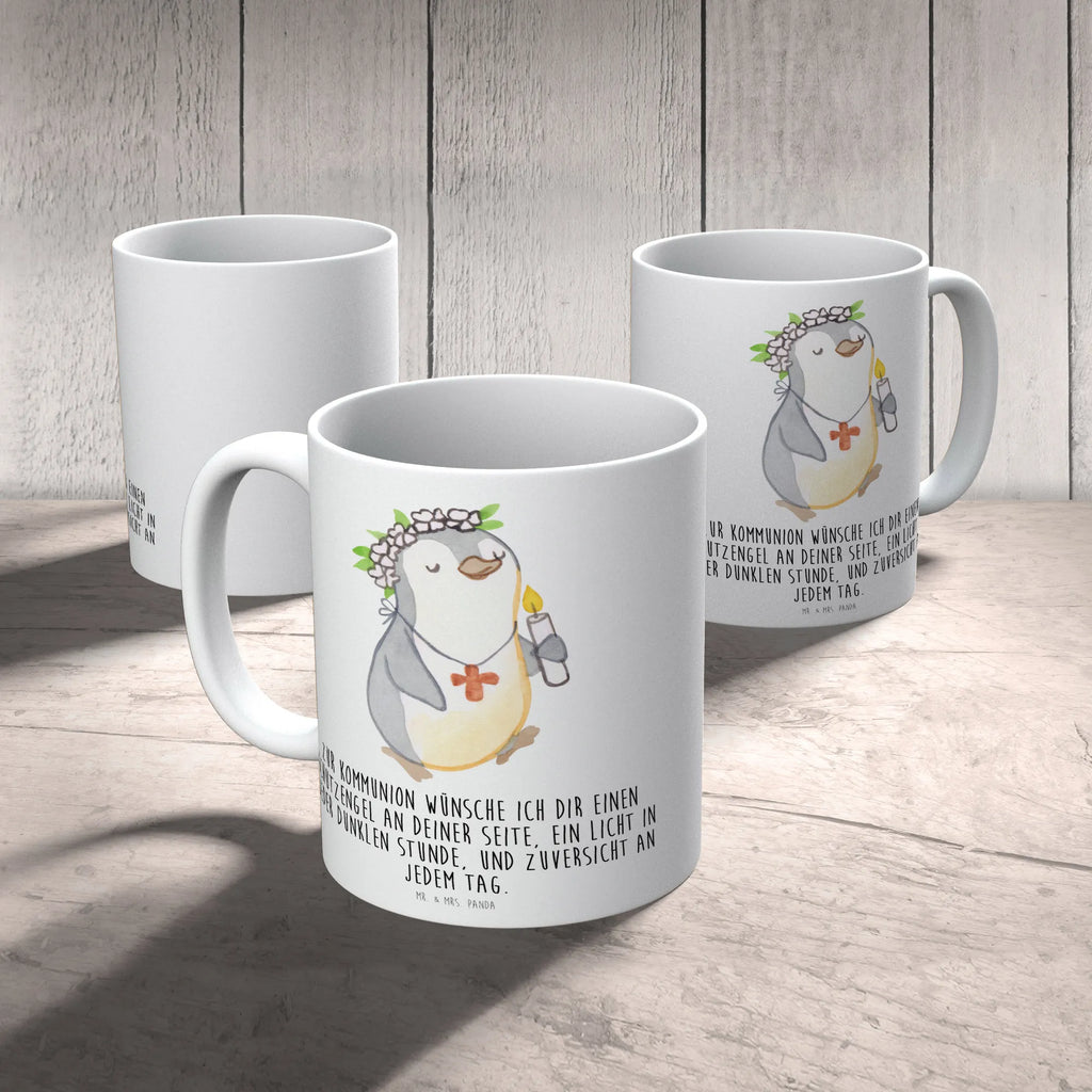 Tasse Pinguin Kommunion Mädchen Tasse, Kaffeetasse, Teetasse, Becher, Kaffeebecher, Teebecher, Keramiktasse, Porzellantasse, Büro Tasse, Geschenk Tasse, Tasse Sprüche, Tasse Motive, Kaffeetassen, Tasse bedrucken, Designer Tasse, Cappuccino Tassen, Schöne Teetassen, Konfirmation, Kommunion, Jugendweihe, Konfirmation Geschenk, Gott, Gläubig, Alles Gute