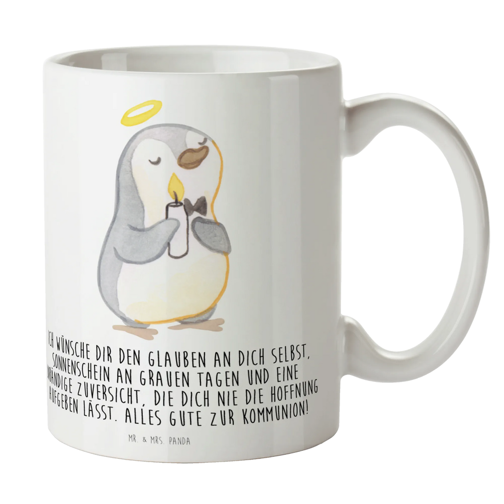 Tasse Pinguin Kommunion Tasse, Kaffeetasse, Teetasse, Becher, Kaffeebecher, Teebecher, Keramiktasse, Porzellantasse, Büro Tasse, Geschenk Tasse, Tasse Sprüche, Tasse Motive, Kaffeetassen, Tasse bedrucken, Designer Tasse, Cappuccino Tassen, Schöne Teetassen, Konfirmation, Kommunion, Jugendweihe, Konfirmation Geschenk, Kommunion Geschenk, Kommunion Dankeschön, Glauben, Sonnenschein