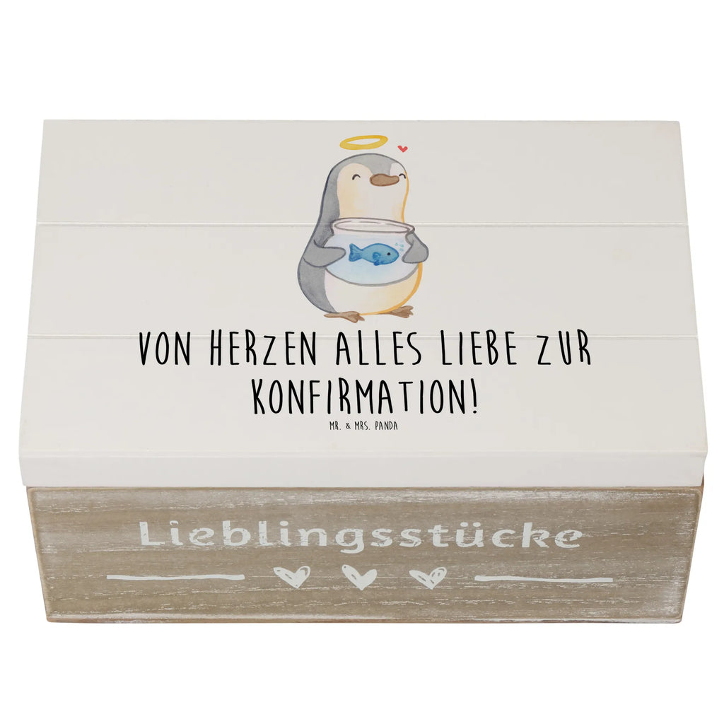 Holzkiste Pinguin Fisch Holzkiste, Kiste, Schatzkiste, Truhe, Schatulle, XXL, Erinnerungsbox, Erinnerungskiste, Dekokiste, Aufbewahrungsbox, Geschenkbox, Geschenkdose, Konfirmation, Kommunion, Jugendweihe, Konfirmation Geschenk, Fisch, Fisch Deko, Zuversicht, Vertrauen