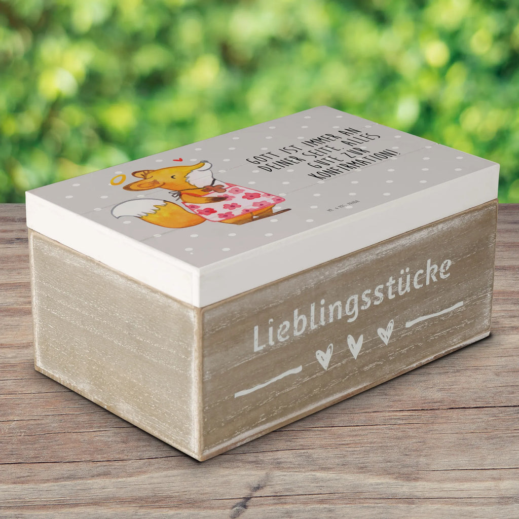 Holzkiste Fuchs Konfirmation Mädchen Holzkiste, Kiste, Schatzkiste, Truhe, Schatulle, XXL, Erinnerungsbox, Erinnerungskiste, Dekokiste, Aufbewahrungsbox, Geschenkbox, Geschenkdose, Konfirmation, Kommunion, Jugendweihe, Konfirmation Geschenk, Gott, Gläubig, Alles Gute