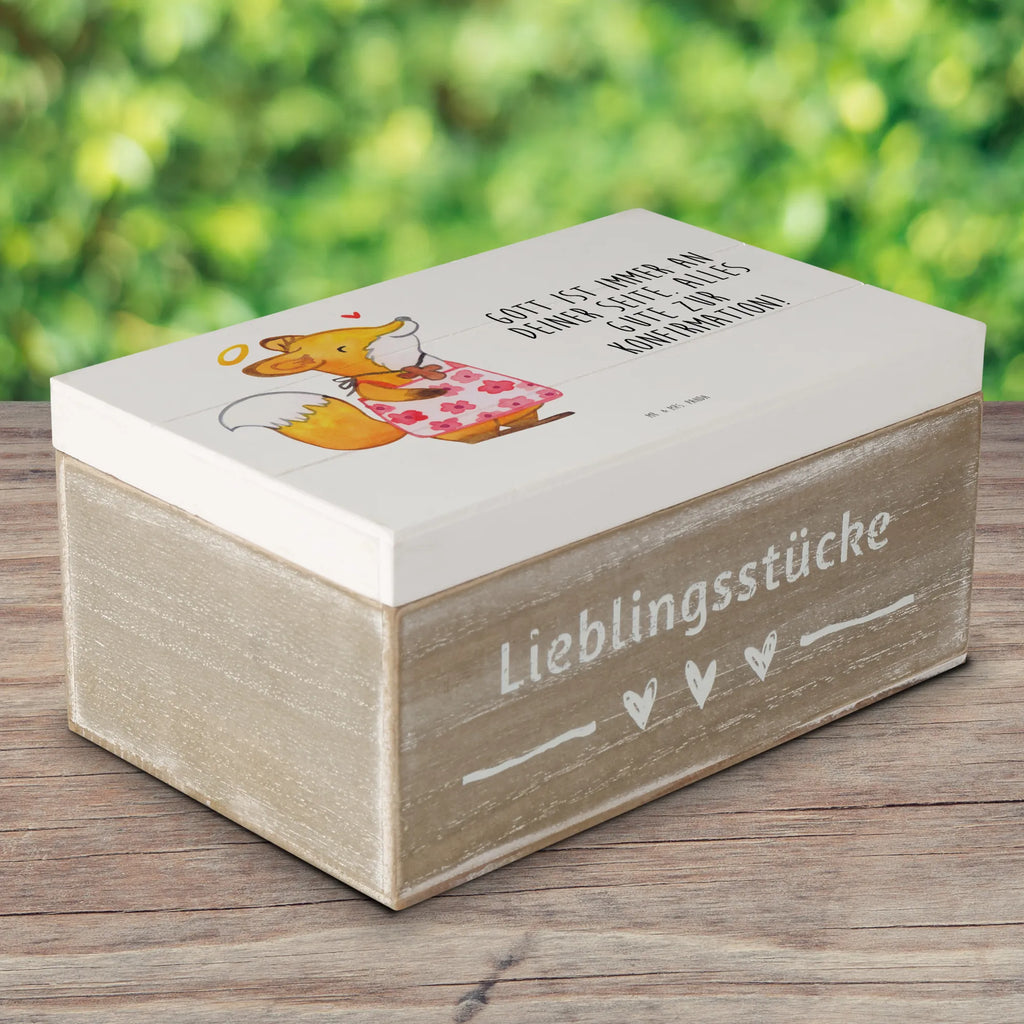 Holzkiste Fuchs Konfirmation Mädchen Holzkiste, Kiste, Schatzkiste, Truhe, Schatulle, XXL, Erinnerungsbox, Erinnerungskiste, Dekokiste, Aufbewahrungsbox, Geschenkbox, Geschenkdose, Konfirmation, Kommunion, Jugendweihe, Konfirmation Geschenk, Gott, Gläubig, Alles Gute