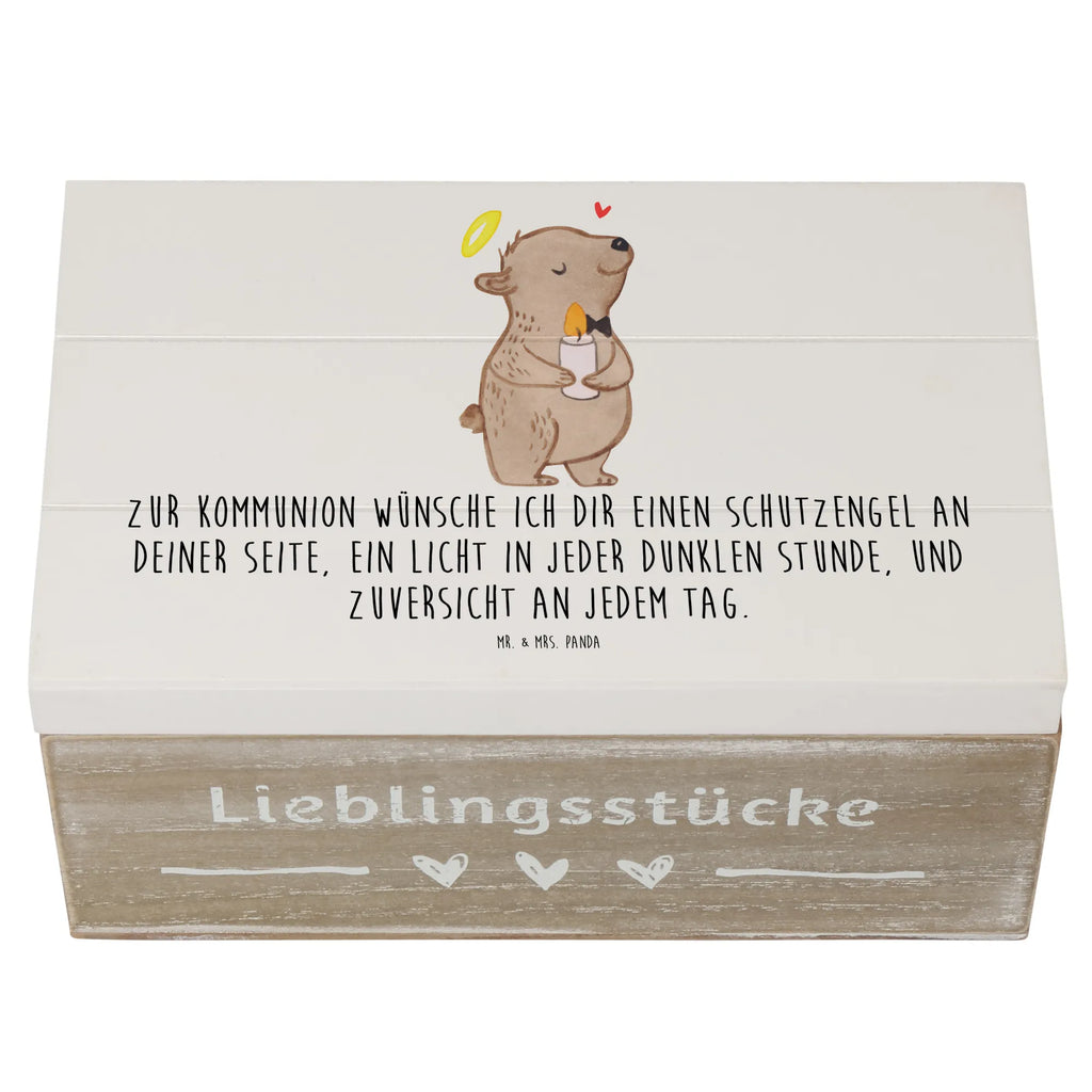 Holzkiste Bär Kommunion Mädchen Holzkiste, Kiste, Schatzkiste, Truhe, Schatulle, XXL, Erinnerungsbox, Erinnerungskiste, Dekokiste, Aufbewahrungsbox, Geschenkbox, Geschenkdose, Konfirmation, Kommunion, Jugendweihe, Konfirmation Geschenk, Kommunion Geschenk, Kommunion Dankeschön, Glauben, Liebe, Gott, Gläubig