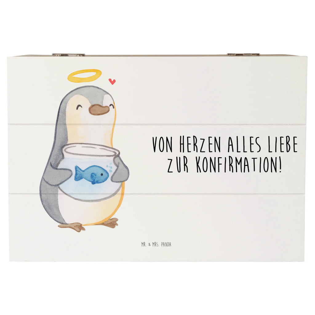 Holzkiste Pinguin Fisch Holzkiste, Kiste, Schatzkiste, Truhe, Schatulle, XXL, Erinnerungsbox, Erinnerungskiste, Dekokiste, Aufbewahrungsbox, Geschenkbox, Geschenkdose, Konfirmation, Kommunion, Jugendweihe, Konfirmation Geschenk, Fisch, Fisch Deko, Zuversicht, Vertrauen