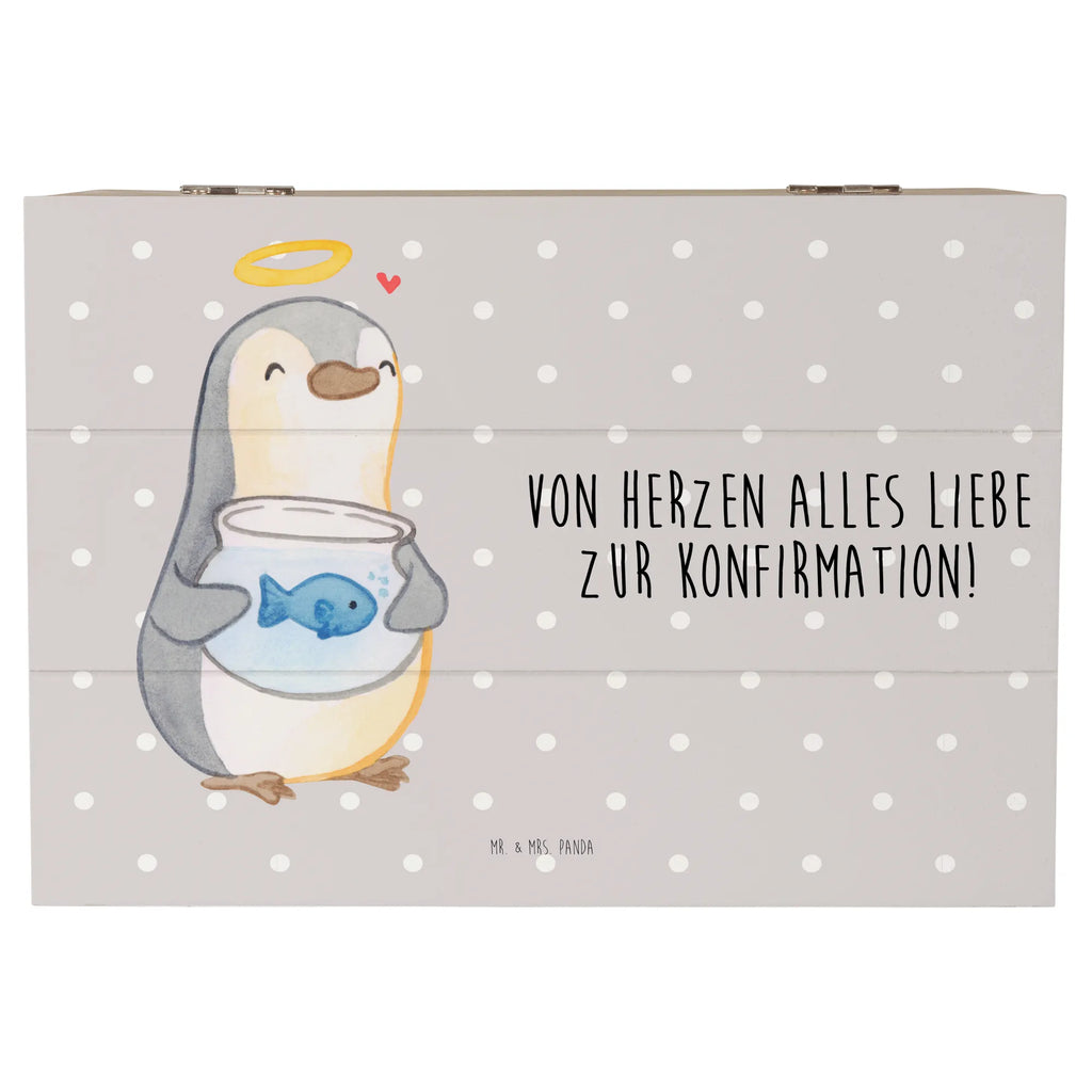 Holzkiste Pinguin Fisch Holzkiste, Kiste, Schatzkiste, Truhe, Schatulle, XXL, Erinnerungsbox, Erinnerungskiste, Dekokiste, Aufbewahrungsbox, Geschenkbox, Geschenkdose, Konfirmation, Kommunion, Jugendweihe, Konfirmation Geschenk, Fisch, Fisch Deko, Zuversicht, Vertrauen