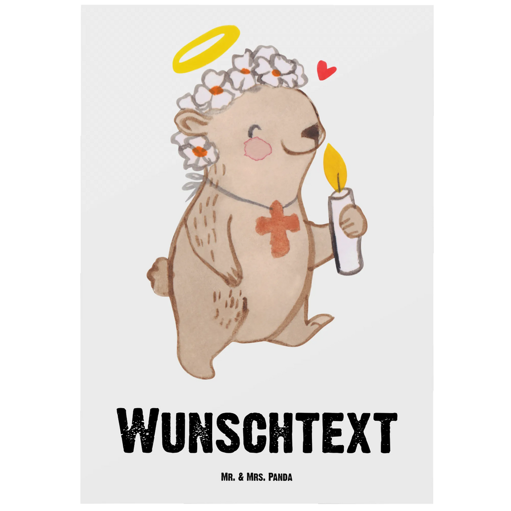 Personalisierte Postkarte Bär Kommunion Mädchen Postkarte mit Namen, Postkarte bedrucken, Postkarte mit Wunschtext, Postkarte personalisierbar, Geschenkkarte mit Namen, Grußkarte mit Namen, Karte mit Namen, Einladung mit Namen, Ansichtskarte mit Namen, Geschenkkarte mit Wunschtext, Grußkarte mit Wunschtext, Karte mit Wunschtext, Einladung mit Wunschtext, Ansichtskarte mit Wunschtext, Konfirmation, Kommunion, Jugendweihe, Konfirmation Geschenk, Kommunion Geschenk, Kommunion Dankeschön, Glauben, Liebe, Gott, Gläubig