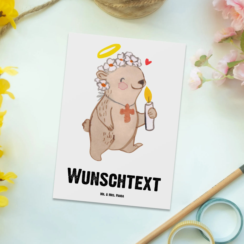 Personalisierte Postkarte Bär Kommunion Mädchen Postkarte mit Namen, Postkarte bedrucken, Postkarte mit Wunschtext, Postkarte personalisierbar, Geschenkkarte mit Namen, Grußkarte mit Namen, Karte mit Namen, Einladung mit Namen, Ansichtskarte mit Namen, Geschenkkarte mit Wunschtext, Grußkarte mit Wunschtext, Karte mit Wunschtext, Einladung mit Wunschtext, Ansichtskarte mit Wunschtext, Konfirmation, Kommunion, Jugendweihe, Konfirmation Geschenk, Kommunion Geschenk, Kommunion Dankeschön, Glauben, Liebe, Gott, Gläubig