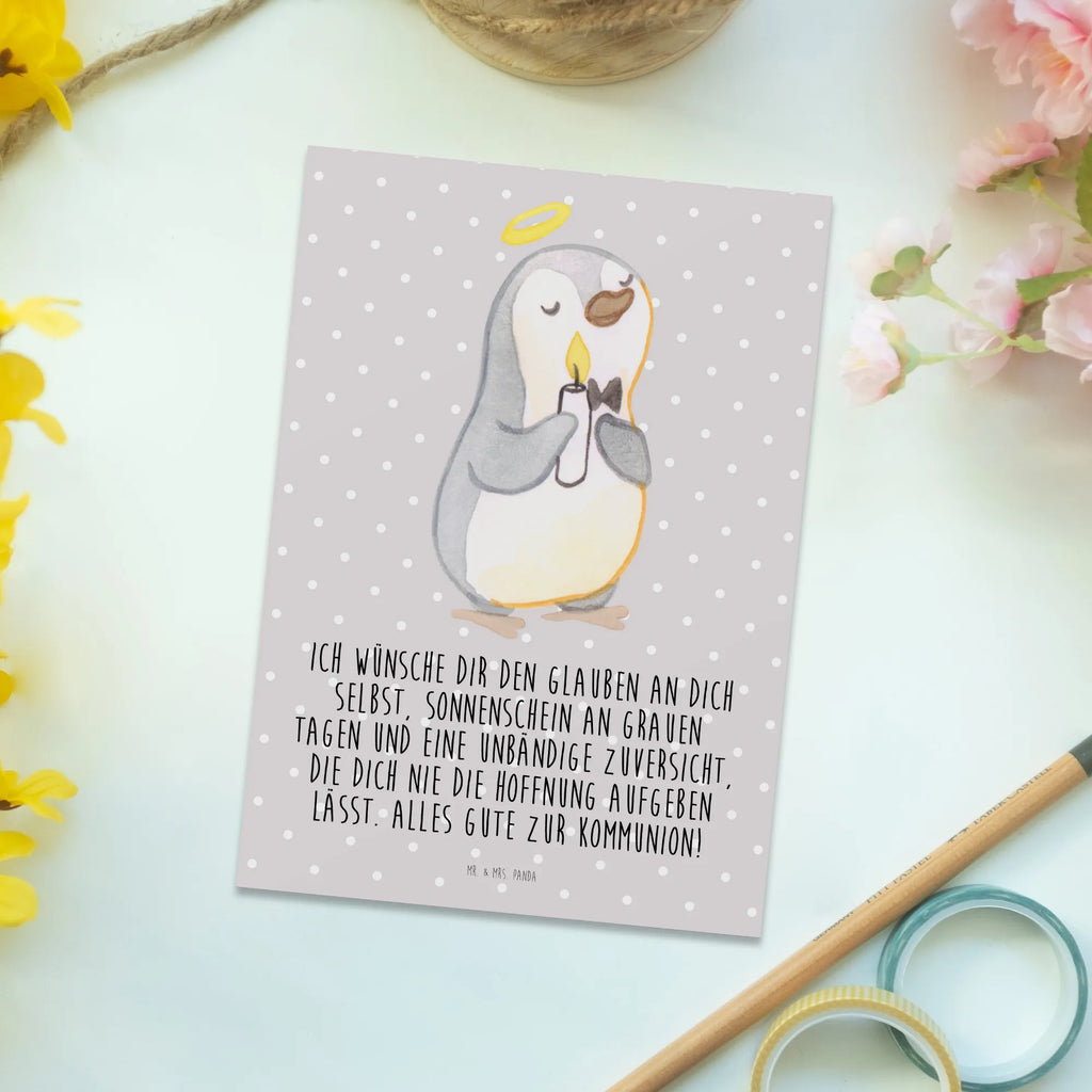 Postkarte Pinguin Kommunion Postkarte, Karte, Geschenkkarte, Grußkarte, Einladung, Ansichtskarte, Geburtstagskarte, Einladungskarte, Dankeskarte, Ansichtskarten, Einladung Geburtstag, Einladungskarten Geburtstag, Konfirmation, Kommunion, Jugendweihe, Konfirmation Geschenk, Kommunion Geschenk, Kommunion Dankeschön, Glauben, Sonnenschein