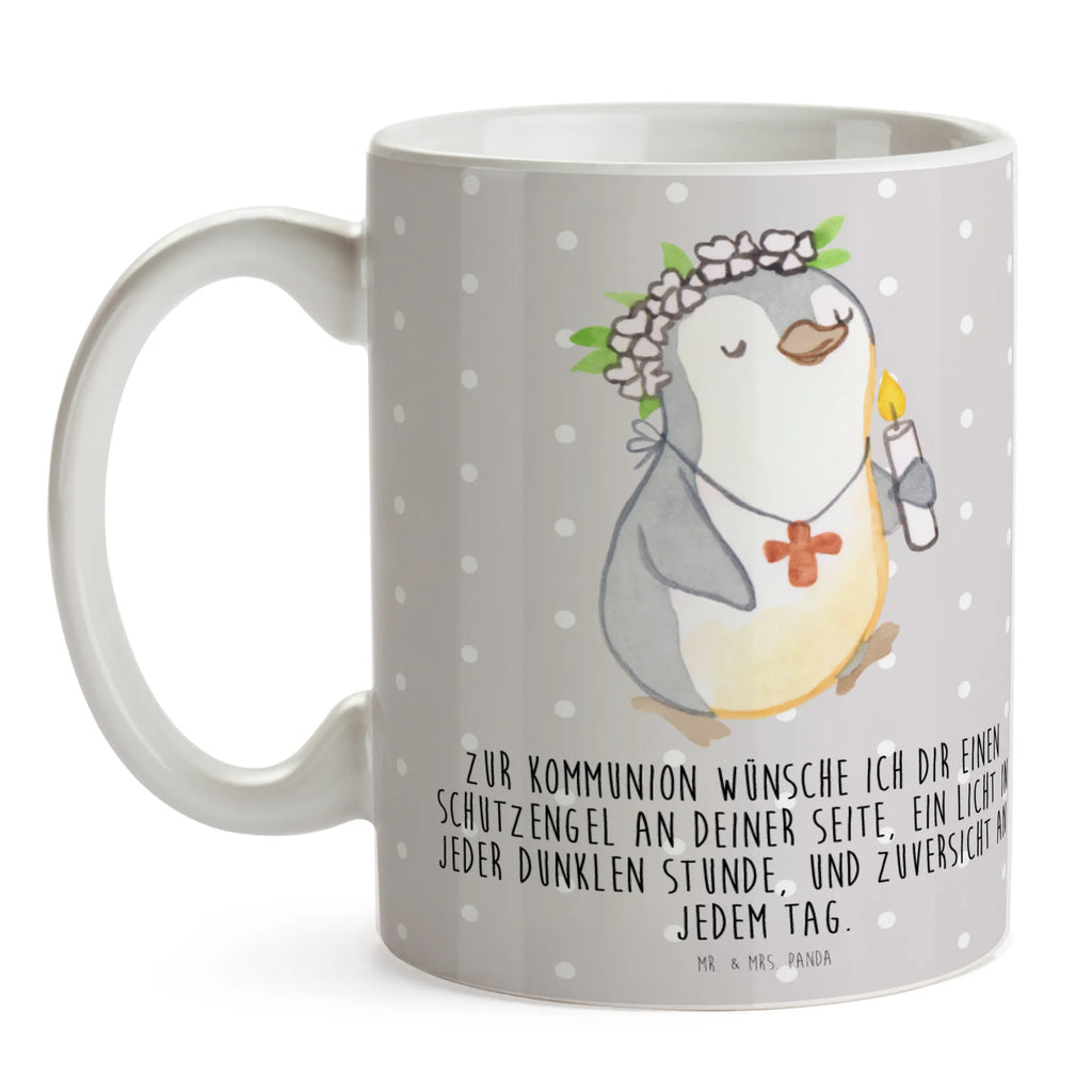 Tasse Pinguin Kommunion Mädchen Tasse, Kaffeetasse, Teetasse, Becher, Kaffeebecher, Teebecher, Keramiktasse, Porzellantasse, Büro Tasse, Geschenk Tasse, Tasse Sprüche, Tasse Motive, Kaffeetassen, Tasse bedrucken, Designer Tasse, Cappuccino Tassen, Schöne Teetassen, Konfirmation, Kommunion, Jugendweihe, Konfirmation Geschenk, Gott, Gläubig, Alles Gute