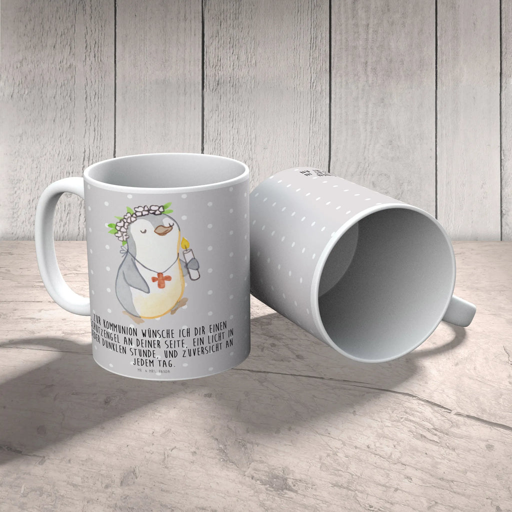 Tasse Pinguin Kommunion Mädchen Tasse, Kaffeetasse, Teetasse, Becher, Kaffeebecher, Teebecher, Keramiktasse, Porzellantasse, Büro Tasse, Geschenk Tasse, Tasse Sprüche, Tasse Motive, Kaffeetassen, Tasse bedrucken, Designer Tasse, Cappuccino Tassen, Schöne Teetassen, Konfirmation, Kommunion, Jugendweihe, Konfirmation Geschenk, Gott, Gläubig, Alles Gute