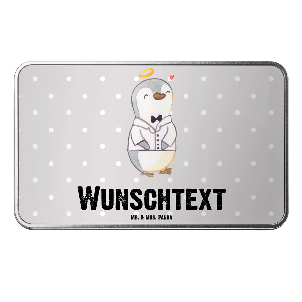 Personalisierte Metalldose Pinguin Konfirmation Hemd Personalisierte Metalldose, Dose mit Namen, Namensdose, Kiste mit Namen, Namenskiste, Konfirmation, Kommunion, Jugendweihe, Konfirmation Geschenk, Sonnenschein, Zuversicht, Vertrauen, Hoffnung