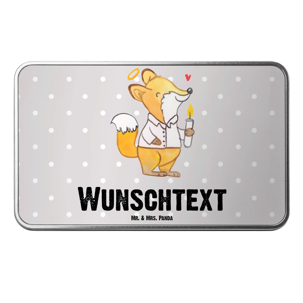 Personalisierte Metalldose Fuchs Konfirmation Personalisierte Metalldose, Dose mit Namen, Namensdose, Kiste mit Namen, Namenskiste, Konfirmation, Kommunion, Jugendweihe, Konfirmation Geschenk, Gott, Gläubig, Alles Gute