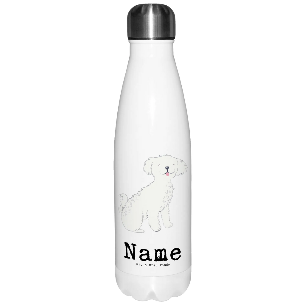 Personalisierte Thermosflasche Bichon Frisé Lebensretter Personalisierte Isolierflasche, Personalisierte Thermoflasche, Personalisierte Trinkflasche, Trinkflasche Mit Namen, Wunschname, Bedrucken, Namensflasche, Hund, Hunderasse, Rassehund, Hundebesitzer, Geschenk, Tierfreund, Schenken, Welpe, Bichon Frisé