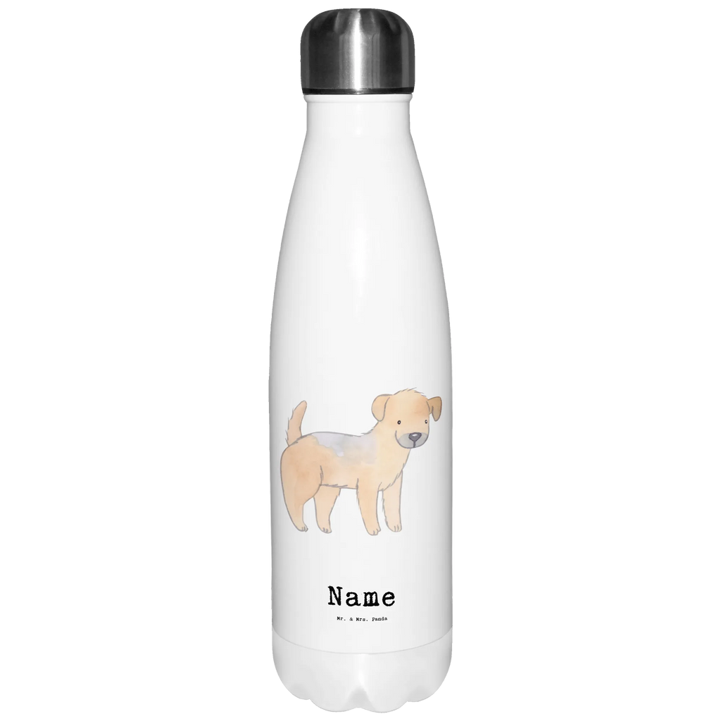 Personalisierte Thermosflasche Border Terrier Lebensretter Personalisierte Isolierflasche, Personalisierte Thermoflasche, Personalisierte Trinkflasche, Trinkflasche Mit Namen, Wunschname, Bedrucken, Namensflasche, Hund, Hunderasse, Rassehund, Hundebesitzer, Geschenk, Tierfreund, Schenken, Welpe, Border Terrier