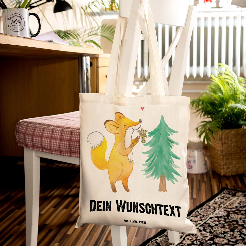 Personalisierte Tragetasche Fuchs  Weihnachtsbaum Personalisierte Beuteltasche, Personalisierter Beutel, Personalisierte Einkaufstasche, Personalisierter Jutebeutel, Personalisierter Stoffbeutel, Tragetasche mit Namen, Einkaufstasche mit Namen, Stoffbeutel mit Namen, Personalisierte Tasche, Personalisierte Jutetasche, Personalisierte Kindergartentasche, Winter, Weihnachten, Weihnachtsdeko, Nikolaus, Advent, Heiligabend, Wintermotiv, Weihnachtsmann, Weihnachtstage, Fuchs, Schlittschuh, Weihnachtszeit, Weihnachtsdekoration