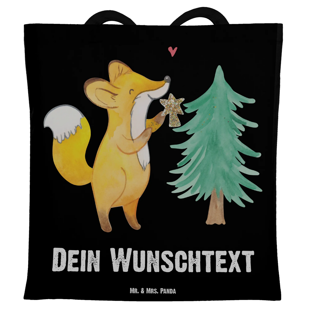 Personalisierte Tragetasche Fuchs  Weihnachtsbaum Personalisierte Beuteltasche, Personalisierter Beutel, Personalisierte Einkaufstasche, Personalisierter Jutebeutel, Personalisierter Stoffbeutel, Tragetasche mit Namen, Einkaufstasche mit Namen, Stoffbeutel mit Namen, Personalisierte Tasche, Personalisierte Jutetasche, Personalisierte Kindergartentasche, Winter, Weihnachten, Weihnachtsdeko, Nikolaus, Advent, Heiligabend, Wintermotiv, Weihnachtsmann, Weihnachtstage, Fuchs, Schlittschuh, Weihnachtszeit, Weihnachtsdekoration