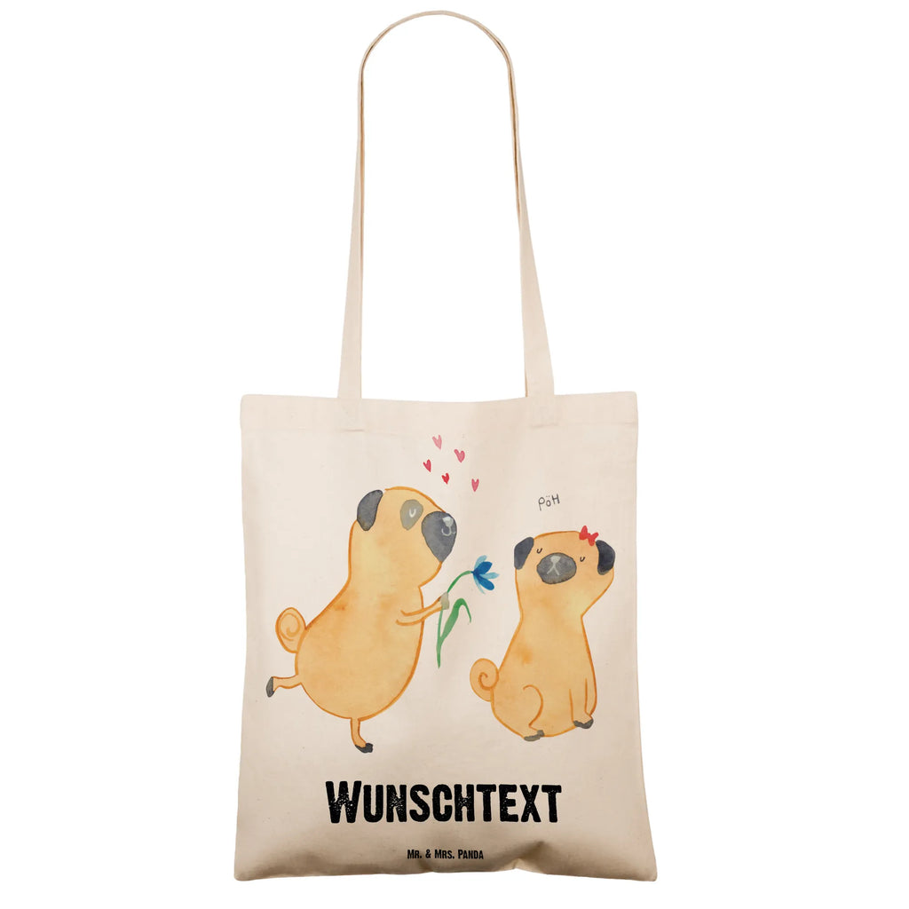 Personalisierte Tragetasche Mops verliebt Personalisierte Beuteltasche, Personalisierter Beutel, Personalisierte Einkaufstasche, Personalisierter Jutebeutel, Personalisierter Stoffbeutel, Tragetasche mit Namen, Einkaufstasche mit Namen, Stoffbeutel mit Namen, Personalisierte Tasche, Personalisierte Jutetasche, Personalisierte Kindergartentasche, Hund, Hundemotiv, Haustier, Hunderasse, Tierliebhaber, Hundebesitzer, Sprüche, Mops, Möpse, Hundeliebe, verliebt, Liebe, Liebesspruch. Verlobt, Geschenk Freund, Partner