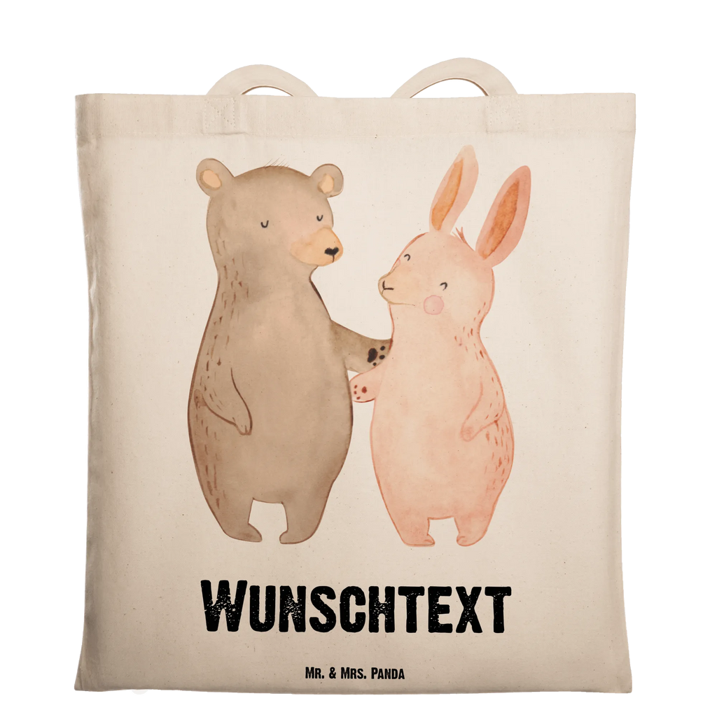 Personalisierte Tragetasche Bär Hase Umarmen Personalisierte Beuteltasche, Personalisierter Beutel, Personalisierte Einkaufstasche, Personalisierter Jutebeutel, Personalisierter Stoffbeutel, Tragetasche mit Namen, Einkaufstasche mit Namen, Stoffbeutel mit Namen, Personalisierte Tasche, Personalisierte Jutetasche, Personalisierte Kindergartentasche, Liebe, Partner, Freund, Freundin, Ehemann, Ehefrau, Heiraten, Verlobung, Heiratsantrag, Liebesgeschenk, Jahrestag, Hocheitstag, Freunde, bester Freund, Hase, Bär, Bärchen, best friends