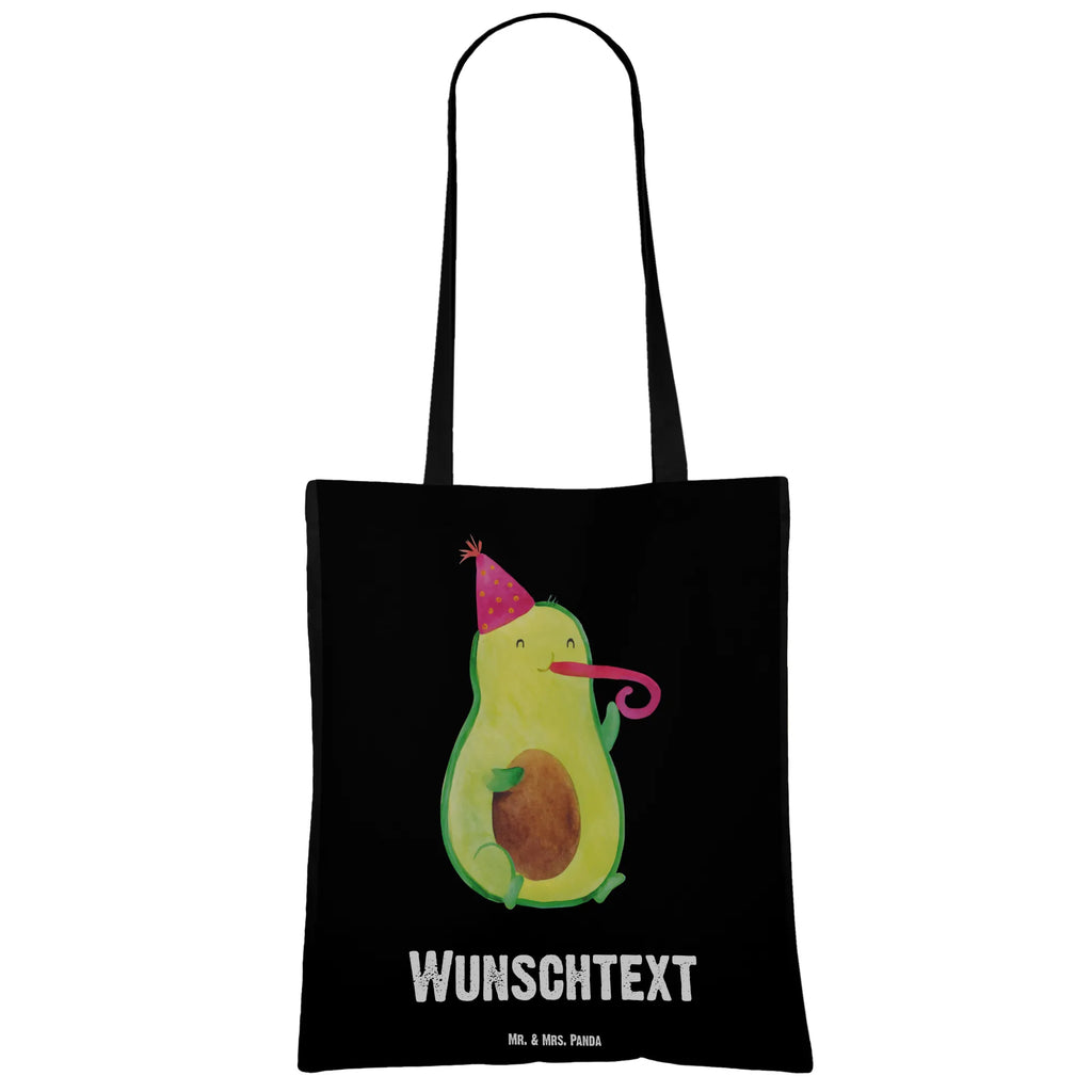 Personalisierte Tragetasche Avocado Partyhupe Personalisierte Beuteltasche, Personalisierter Beutel, Personalisierte Einkaufstasche, Personalisierter Jutebeutel, Personalisierter Stoffbeutel, Tragetasche mit Namen, Einkaufstasche mit Namen, Stoffbeutel mit Namen, Personalisierte Tasche, Personalisierte Jutetasche, Personalisierte Kindergartentasche, Avocado, Veggie, Vegan, Gesund, Party, Feierlichkeit, Feier, Fete, Geburtstag, Gute Laune, Tröte