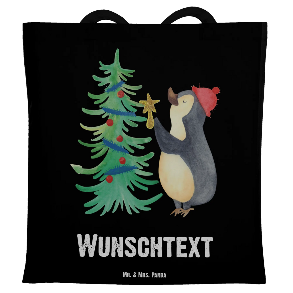 Personalisierte Tragetasche Pinguin Weihnachtsbaum Personalisierte Beuteltasche, Personalisierter Beutel, Personalisierte Einkaufstasche, Personalisierter Jutebeutel, Personalisierter Stoffbeutel, Tragetasche mit Namen, Einkaufstasche mit Namen, Stoffbeutel mit Namen, Personalisierte Tasche, Personalisierte Jutetasche, Personalisierte Kindergartentasche, Winter, Weihnachten, Weihnachtsdeko, Nikolaus, Advent, Heiligabend, Wintermotiv, Pinguin