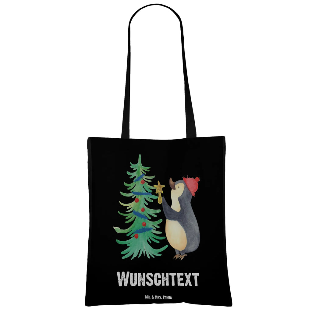 Personalisierte Tragetasche Pinguin Weihnachtsbaum Personalisierte Beuteltasche, Personalisierter Beutel, Personalisierte Einkaufstasche, Personalisierter Jutebeutel, Personalisierter Stoffbeutel, Tragetasche mit Namen, Einkaufstasche mit Namen, Stoffbeutel mit Namen, Personalisierte Tasche, Personalisierte Jutetasche, Personalisierte Kindergartentasche, Winter, Weihnachten, Weihnachtsdeko, Nikolaus, Advent, Heiligabend, Wintermotiv, Pinguin