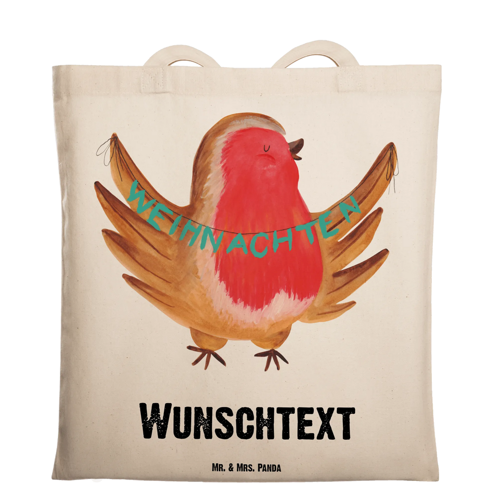 Personalisierte Tragetasche Rotkehlchen Weihnachten Personalisierte Beuteltasche, Personalisierter Beutel, Personalisierte Einkaufstasche, Personalisierter Jutebeutel, Personalisierter Stoffbeutel, Tragetasche mit Namen, Einkaufstasche mit Namen, Stoffbeutel mit Namen, Personalisierte Tasche, Personalisierte Jutetasche, Personalisierte Kindergartentasche, Winter, Weihnachten, Weihnachtsdeko, Nikolaus, Advent, Heiligabend, Wintermotiv, Frohe Weihnachten, Weihnachtsmotiv, Weihnachtsgruß, Vogel, xmas