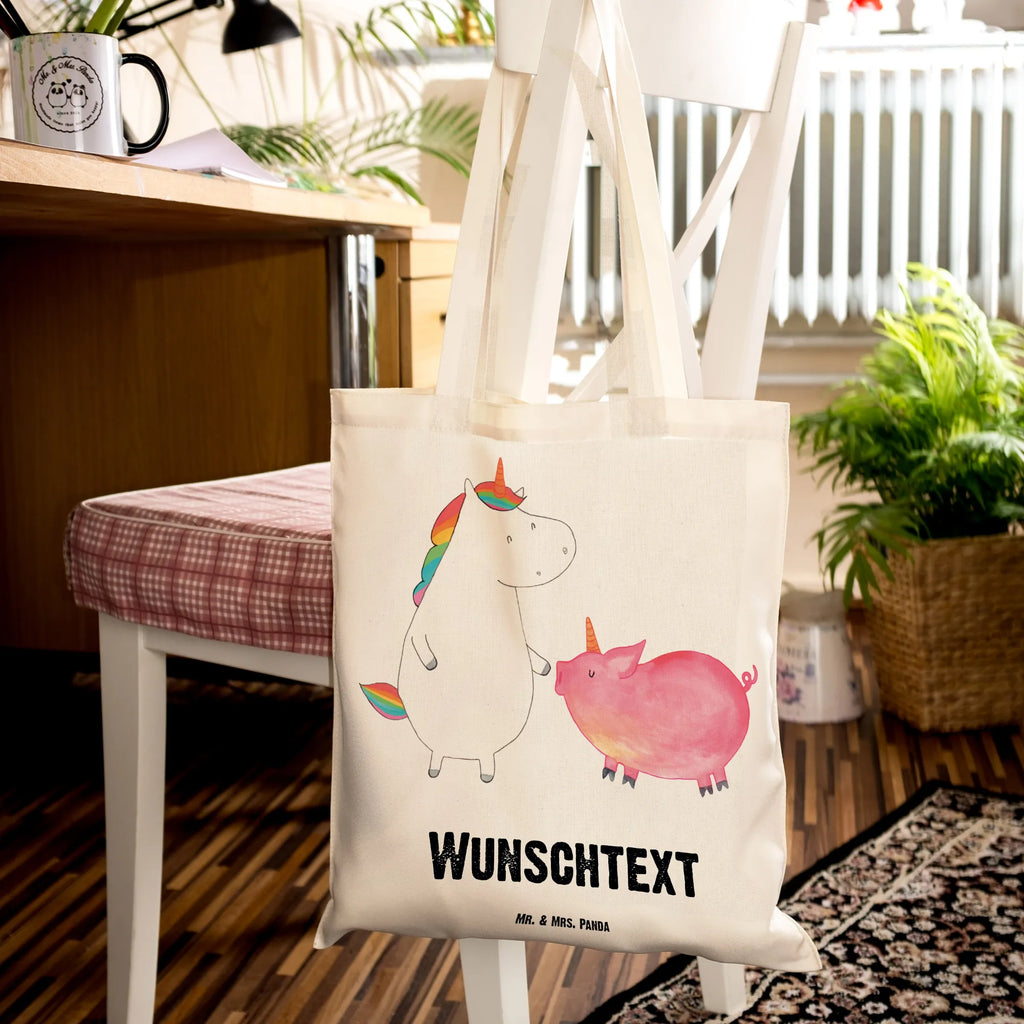 Personalisierte Tragetasche Einhorn + Schweinhorn Personalisierte Beuteltasche, Personalisierter Beutel, Personalisierte Einkaufstasche, Personalisierter Jutebeutel, Personalisierter Stoffbeutel, Tragetasche mit Namen, Einkaufstasche mit Namen, Stoffbeutel mit Namen, Personalisierte Tasche, Personalisierte Jutetasche, Personalisierte Kindergartentasche, Einhorn, Einhörner, Einhorn Deko, Pegasus, Unicorn, Freundschaft, Schweinhorn, Schwein, Freundin, Schweinchen