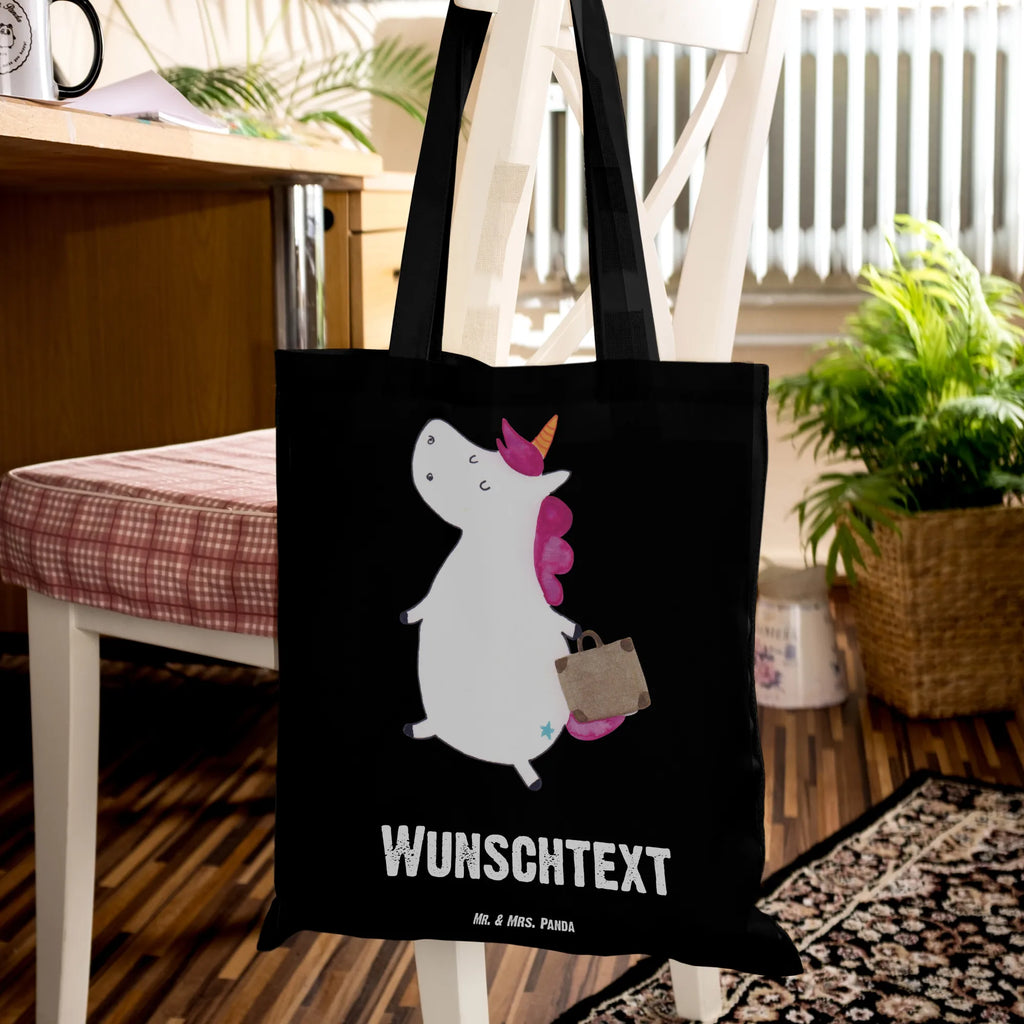 Personalisierte Tragetasche Einhorn Koffer Personalisierte Beuteltasche, Personalisierter Beutel, Personalisierte Einkaufstasche, Personalisierter Jutebeutel, Personalisierter Stoffbeutel, Tragetasche mit Namen, Einkaufstasche mit Namen, Stoffbeutel mit Namen, Personalisierte Tasche, Personalisierte Jutetasche, Personalisierte Kindergartentasche, Einhorn, Einhörner, Einhorn Deko, Unicorn, unicorn, Koffer, Verreisen, Reise, Gepäck, Abenteuer, Erwachsen, Kind, albern, Spaß, lustig, witzig