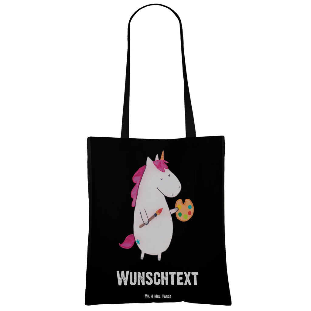 Personalisierte Tragetasche Einhorn Künstler Personalisierte Beuteltasche, Personalisierter Beutel, Personalisierte Einkaufstasche, Personalisierter Jutebeutel, Personalisierter Stoffbeutel, Tragetasche mit Namen, Einkaufstasche mit Namen, Stoffbeutel mit Namen, Personalisierte Tasche, Personalisierte Jutetasche, Personalisierte Kindergartentasche, Einhorn, Einhörner, Einhorn Deko, Pegasus, Unicorn, Englisch, Künstler, Artist, Malen, Zeichnen, Welt, Farbe, Stift, Pinsel, Geschenk, Maler