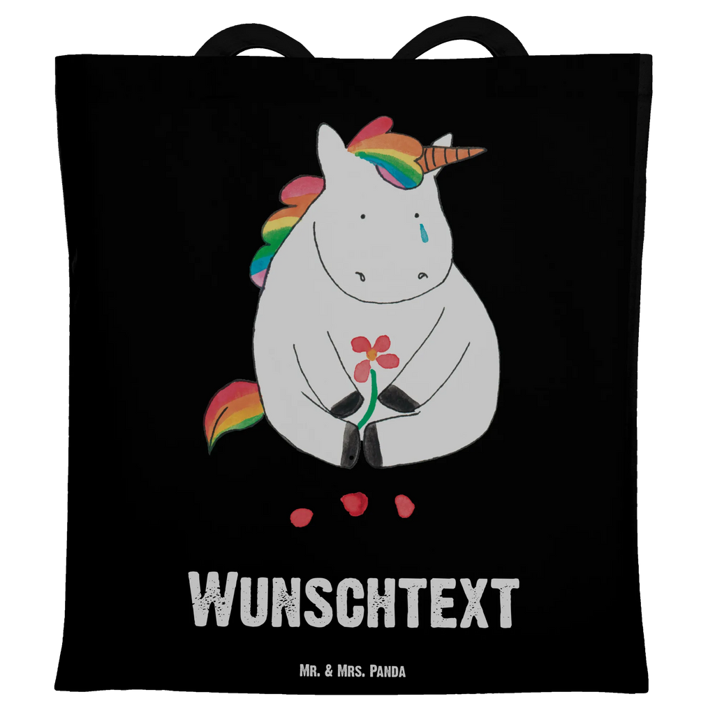 Personalisierte Tragetasche Einhorn Traurig Personalisierte Beuteltasche, Personalisierter Beutel, Personalisierte Einkaufstasche, Personalisierter Jutebeutel, Personalisierter Stoffbeutel, Tragetasche mit Namen, Einkaufstasche mit Namen, Stoffbeutel mit Namen, Personalisierte Tasche, Personalisierte Jutetasche, Personalisierte Kindergartentasche, Einhorn, Einhörner, Einhorn Deko, Pegasus, Unicorn, Glitzer, Trösten. Freundschaft, Freunde, Liebe, Trauer, Grußkarte, Blume