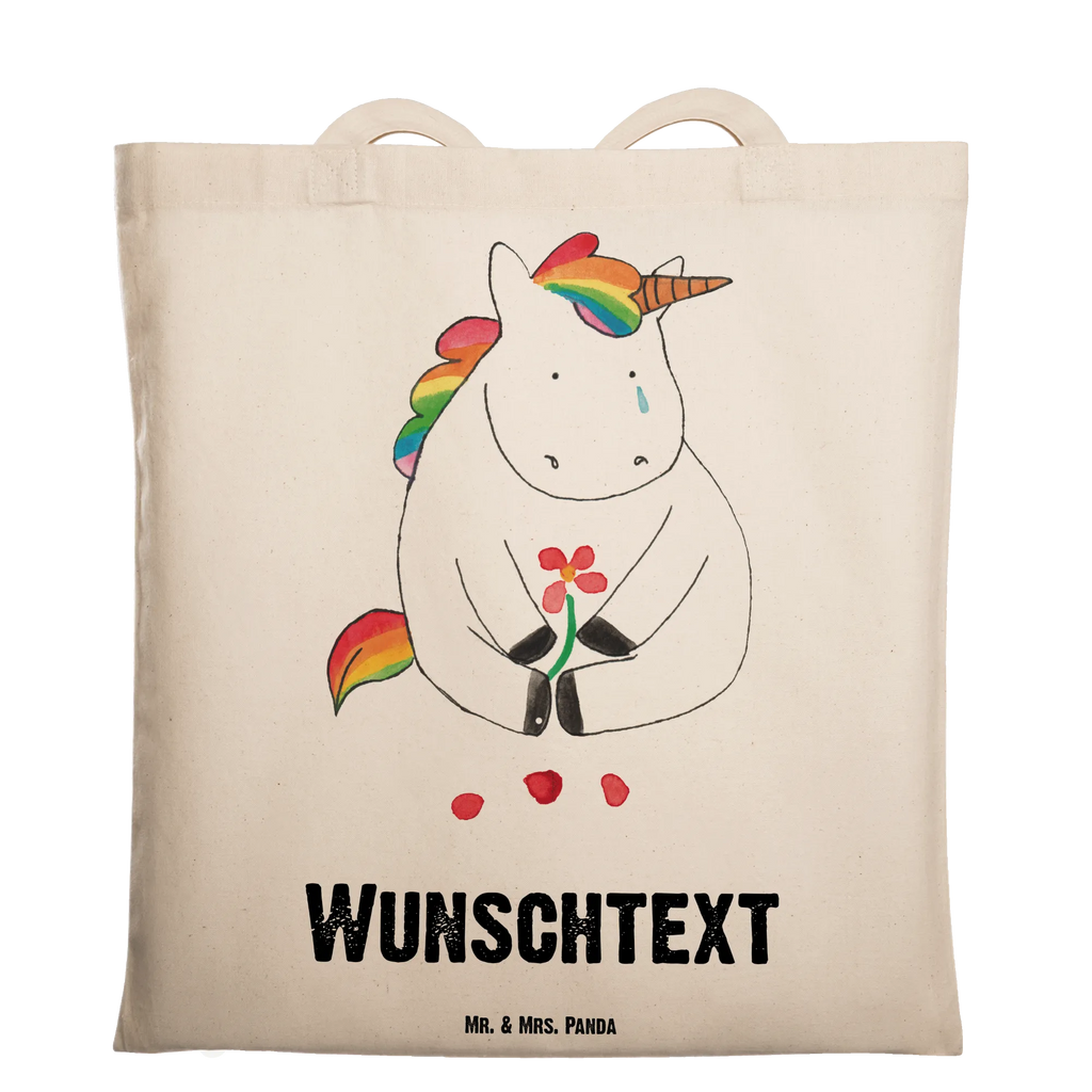 Personalisierte Tragetasche Einhorn Traurig Personalisierte Beuteltasche, Personalisierter Beutel, Personalisierte Einkaufstasche, Personalisierter Jutebeutel, Personalisierter Stoffbeutel, Tragetasche mit Namen, Einkaufstasche mit Namen, Stoffbeutel mit Namen, Personalisierte Tasche, Personalisierte Jutetasche, Personalisierte Kindergartentasche, Einhorn, Einhörner, Einhorn Deko, Pegasus, Unicorn, Glitzer, Trösten. Freundschaft, Freunde, Liebe, Trauer, Grußkarte, Blume