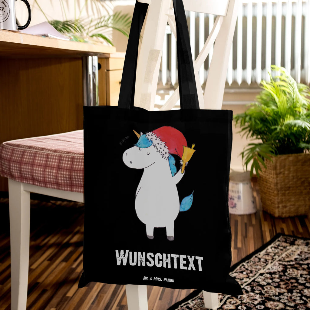 Personalisierte Tragetasche Einhorn Weihnachtsmann Personalisierte Beuteltasche, Personalisierter Beutel, Personalisierte Einkaufstasche, Personalisierter Jutebeutel, Personalisierter Stoffbeutel, Tragetasche mit Namen, Einkaufstasche mit Namen, Stoffbeutel mit Namen, Personalisierte Tasche, Personalisierte Jutetasche, Personalisierte Kindergartentasche, Einhorn, Einhörner, Einhorn Deko, Pegasus, Unicorn, Gin, Schokolade, Schoki, Weihnachten, Weihnachtsmann, Nikolaus, Wunschzettel, Wunschliste, Feenstaub