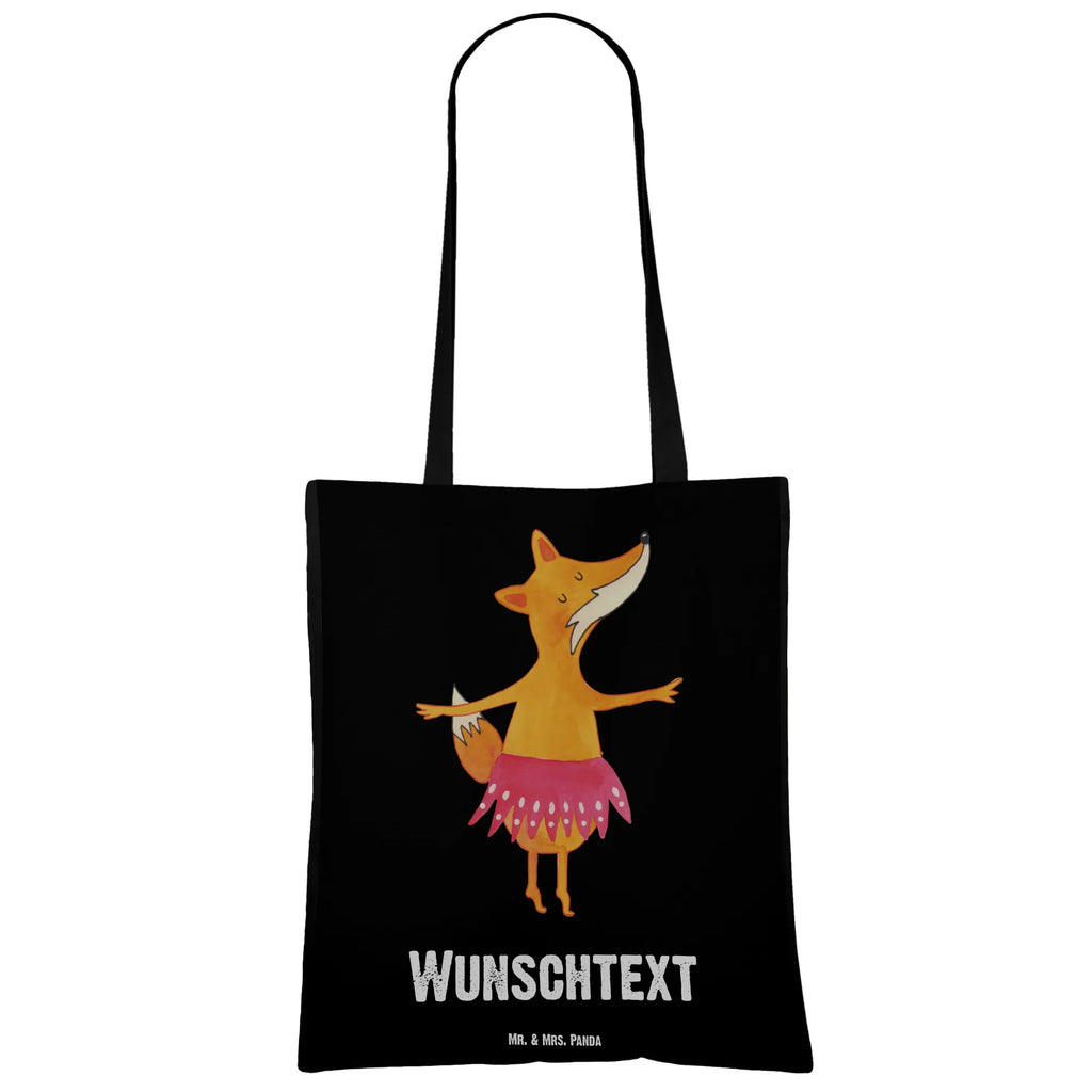 Personalisierte Tragetasche Fuchs Ballerina Personalisierte Beuteltasche, Personalisierter Beutel, Personalisierte Einkaufstasche, Personalisierter Jutebeutel, Personalisierter Stoffbeutel, Tragetasche mit Namen, Einkaufstasche mit Namen, Stoffbeutel mit Namen, Personalisierte Tasche, Personalisierte Jutetasche, Personalisierte Kindergartentasche, Fuchs, Fuchs Spruch, Füchse, Füchsin, Ballerina, Ballett, Tänzerin, Tanzen, Party, Einladung, Geburtstag