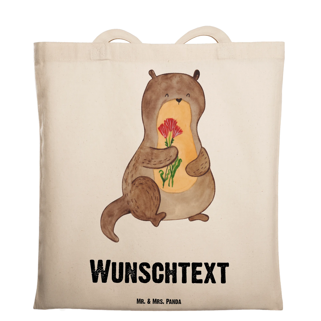 Personalisierte Tragetasche Otter Blumenstrauß Personalisierte Beuteltasche, Personalisierter Beutel, Personalisierte Einkaufstasche, Personalisierter Jutebeutel, Personalisierter Stoffbeutel, Tragetasche mit Namen, Einkaufstasche mit Namen, Stoffbeutel mit Namen, Personalisierte Tasche, Personalisierte Jutetasche, Personalisierte Kindergartentasche, Otter, Fischotter, Seeotter, Otter Seeotter See Otter