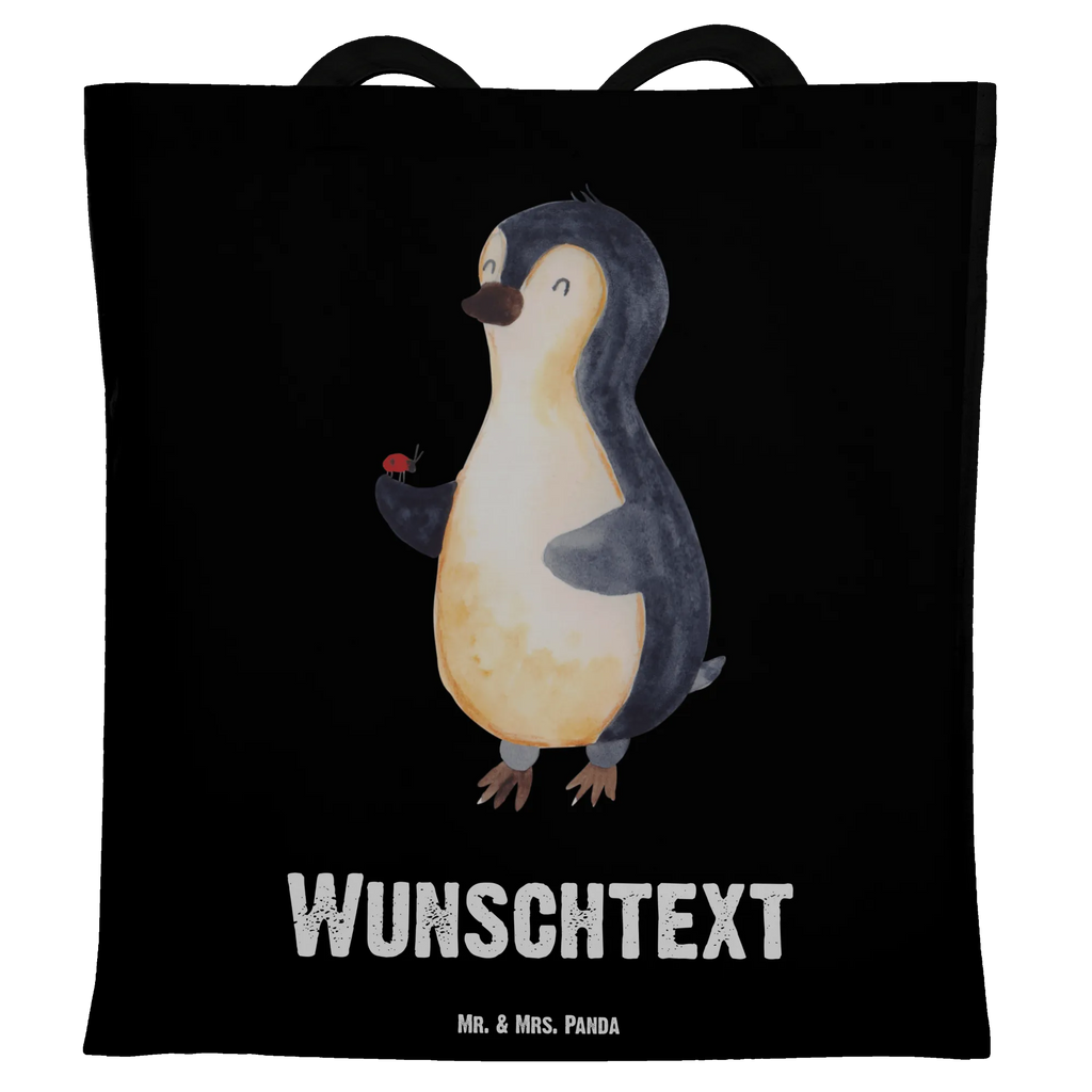 Personalisierte Tragetasche Pinguin Marienkäfer Personalisierte Beuteltasche, Personalisierter Beutel, Personalisierte Einkaufstasche, Personalisierter Jutebeutel, Personalisierter Stoffbeutel, Tragetasche mit Namen, Einkaufstasche mit Namen, Stoffbeutel mit Namen, Personalisierte Tasche, Personalisierte Jutetasche, Personalisierte Kindergartentasche, Pinguin, Pinguine, Marienkäfer, Liebe, Wunder, Glück, Freude, Lebensfreude