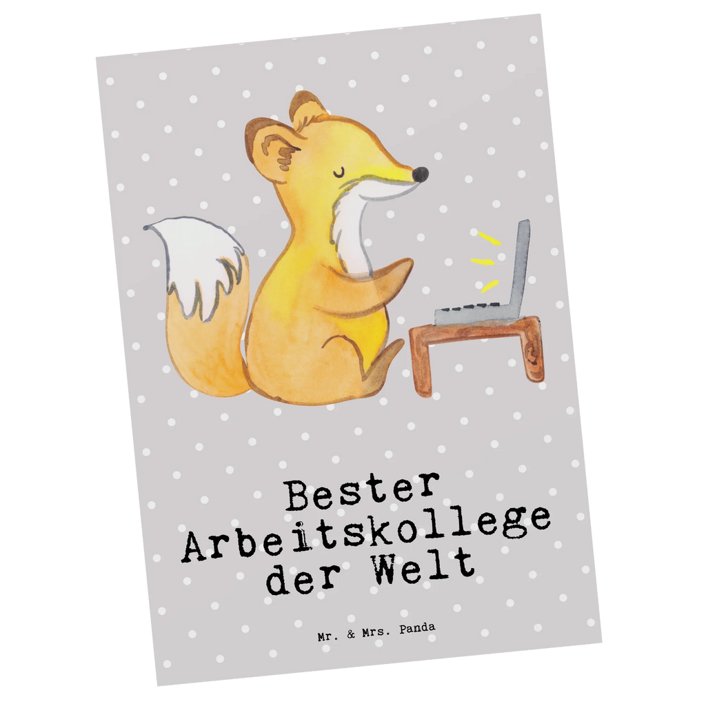 Postkarte Fuchs Bester Arbeitskollege der Welt Postkarte, Karte, Geschenkkarte, Grußkarte, Einladung, Ansichtskarte, Geburtstagskarte, Einladungskarte, Dankeskarte, Ansichtskarten, Einladung Geburtstag, Einladungskarten Geburtstag, für, Dankeschön, Geschenk, Schenken, Geburtstag, Geburtstagsgeschenk, Geschenkidee, Danke, Bedanken, Mitbringsel, Freude machen, Geschenktipp, Arbeitskollege, Kollege, Büro, Abschiedsgeschenk, Ruhestand, Arbeit, Mitarbeiter, Berufsgenosse, Beruf