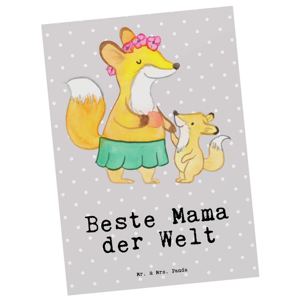 Postkarte Fuchs Beste Mama der Welt Postkarte, Karte, Geschenkkarte, Grußkarte, Einladung, Ansichtskarte, Geburtstagskarte, Einladungskarte, Dankeskarte, Ansichtskarten, Einladung Geburtstag, Einladungskarten Geburtstag, für, Dankeschön, Geschenk, Schenken, Geburtstag, Geburtstagsgeschenk, Geschenkidee, Danke, Bedanken, Mitbringsel, Freude machen, Geschenktipp, Mama, Mami, Mutter, Muttertag, Mutti, Ma, Tochter, Sohn, Beste Mama, Beste, Supermama