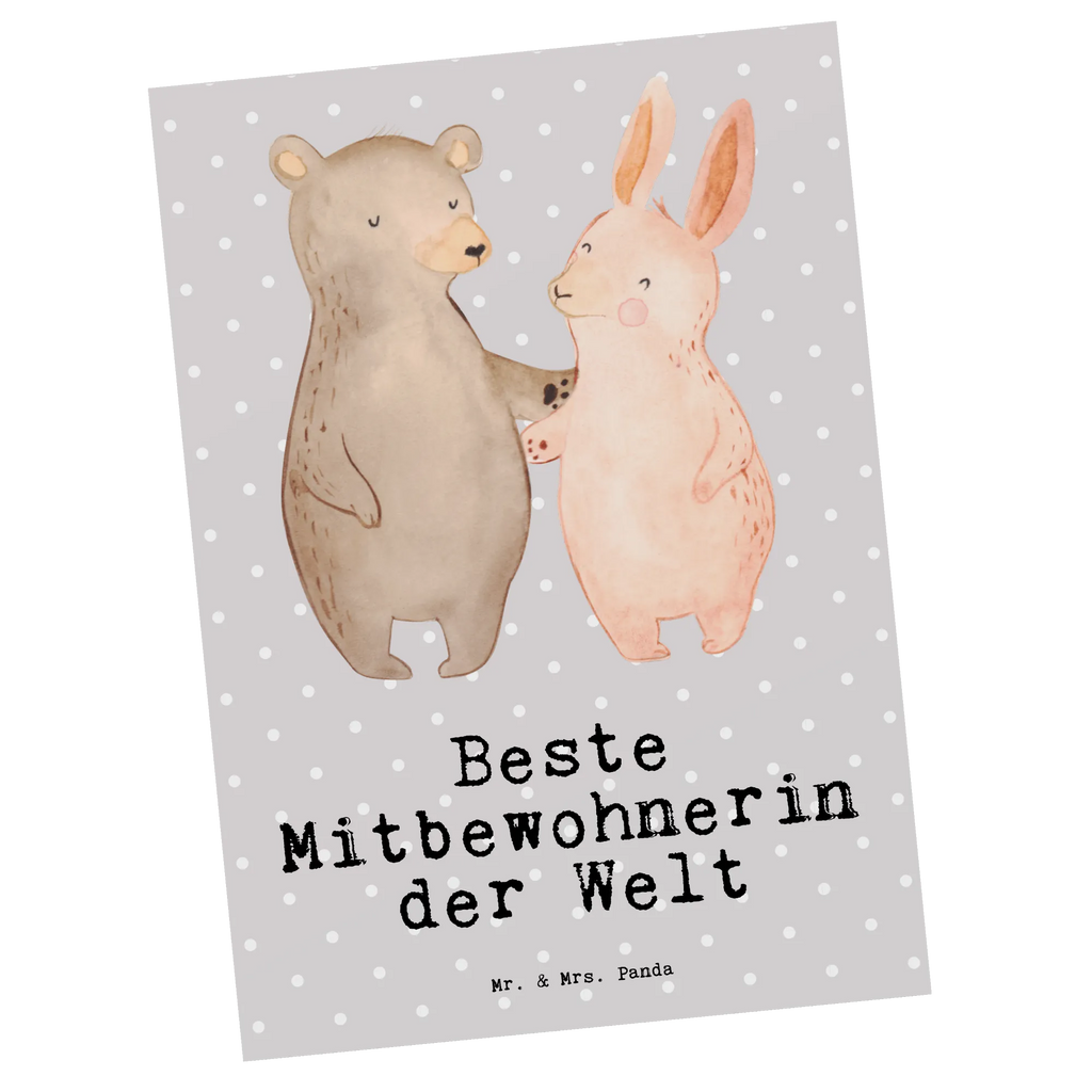 Postkarte Hase Beste Mitbewohnerin der Welt Postkarte, Karte, Geschenkkarte, Grußkarte, Einladung, Ansichtskarte, Geburtstagskarte, Einladungskarte, Dankeskarte, Ansichtskarten, Einladung Geburtstag, Einladungskarten Geburtstag, für, Dankeschön, Geschenk, Schenken, Geburtstag, Geburtstagsgeschenk, Geschenkidee, Danke, Bedanken, Mitbringsel, Freude machen, Geschenktipp, Mitbewohnerin, WG, Zimmernachbarin, Wohngemeinschaft, WG-Bewohnerin, Zimmerkollegin, Zimmergenossin, Stubenkameradin