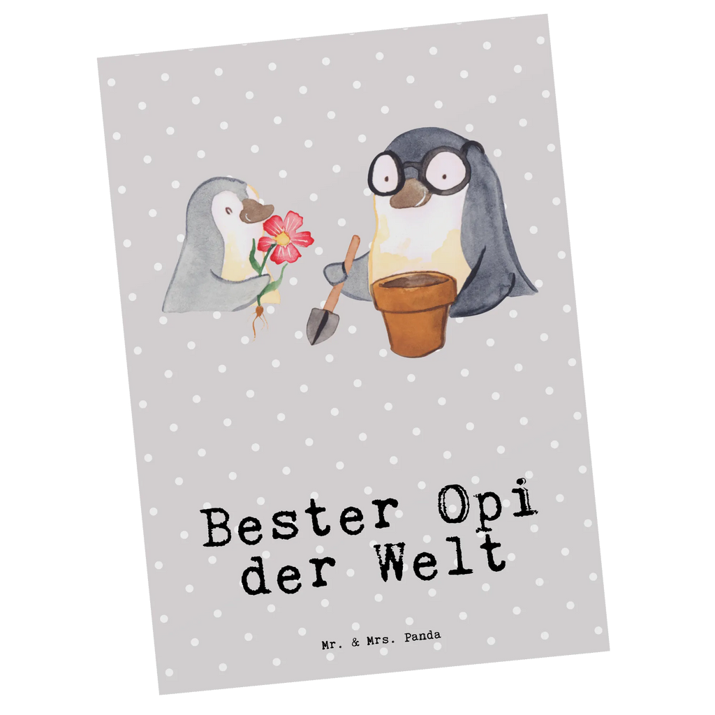 Postkarte Pinguin Bester Opi der Welt Postkarte, Karte, Geschenkkarte, Grußkarte, Einladung, Ansichtskarte, Geburtstagskarte, Einladungskarte, Dankeskarte, Ansichtskarten, Einladung Geburtstag, Einladungskarten Geburtstag, für, Dankeschön, Geschenk, Schenken, Geburtstag, Geburtstagsgeschenk, Geschenkidee, Danke, Bedanken, Mitbringsel, Freude machen, Geschenktipp, Großvater, Grossvater, Opa, Opi. Großpapa, Großeltern, Nichte, Neffe, Kleinigkeit, Oppa, Oppi, Bester