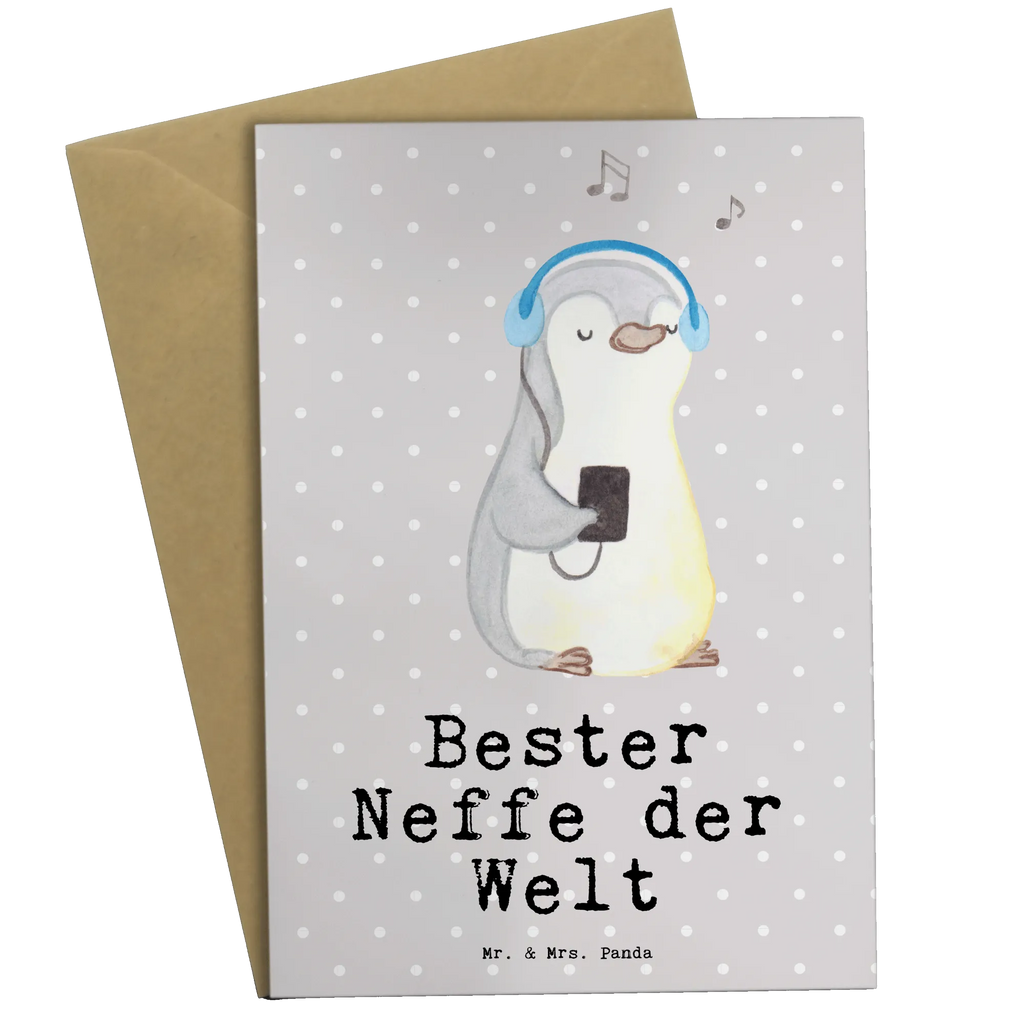 Grußkarte Pinguin Bester Neffe der Welt Grußkarte, Klappkarte, Einladungskarte, Glückwunschkarte, Hochzeitskarte, Geburtstagskarte, Karte, Ansichtskarten, für, Dankeschön, Geschenk, Schenken, Geburtstag, Geburtstagsgeschenk, Geschenkidee, Danke, Bedanken, Mitbringsel, Freude machen, Geschenktipp, Neffe, Onkel, Tante, Patentante, Patentonkel, Patenkind, Taufe, Sohn der Schwester, Sohn des Bruders, Bester