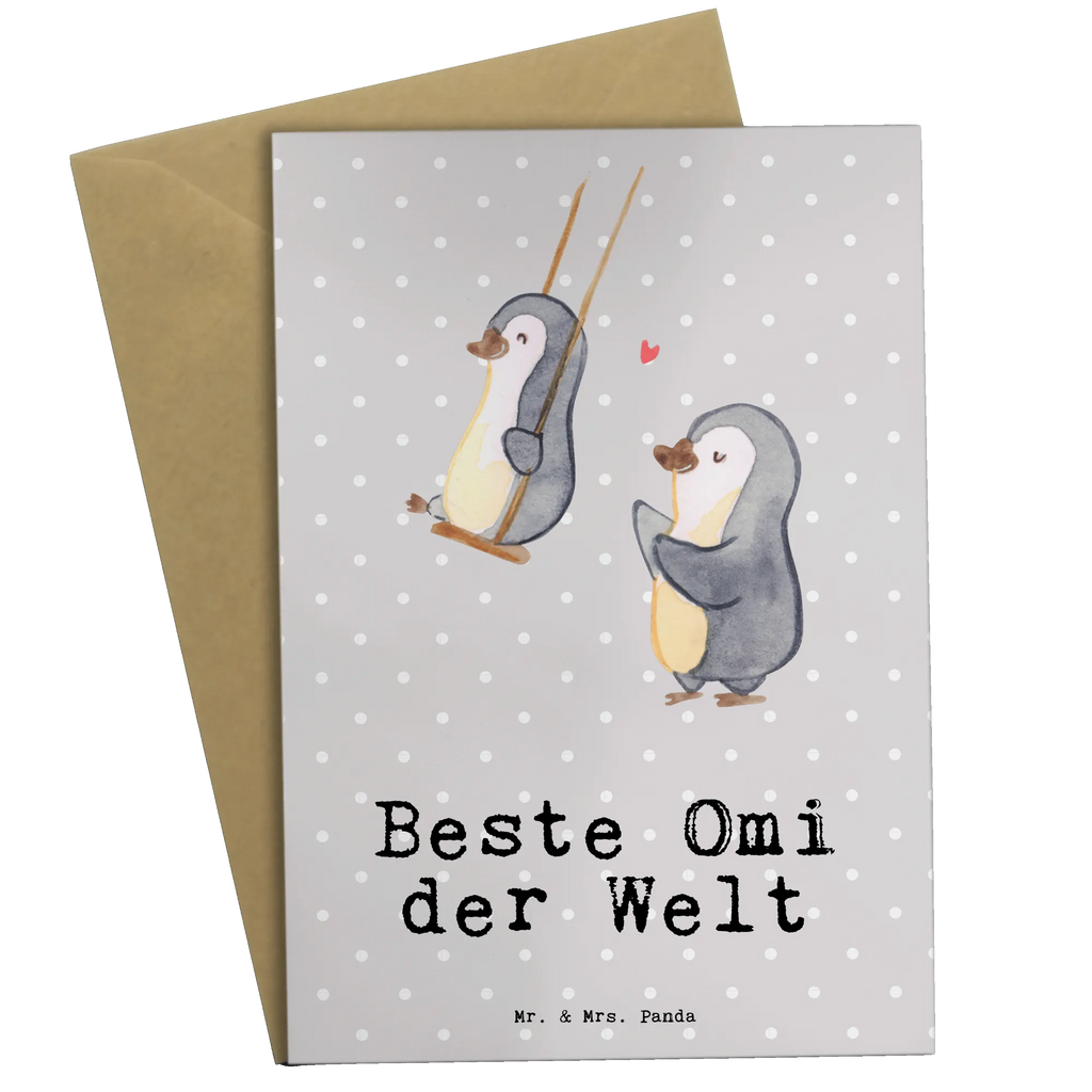 Grußkarte Pinguin Beste Omi der Welt Grußkarte, Klappkarte, Einladungskarte, Glückwunschkarte, Hochzeitskarte, Geburtstagskarte, Karte, Ansichtskarten, für, Dankeschön, Geschenk, Schenken, Geburtstag, Geburtstagsgeschenk, Geschenkidee, Danke, Bedanken, Mitbringsel, Freude machen, Geschenktipp, Großmutter, Oma, Omi, Großpapa, Großmama, Enkel, Enkelin, Enkelkind, Kleinigkeit, Ommi, Omma, Bester