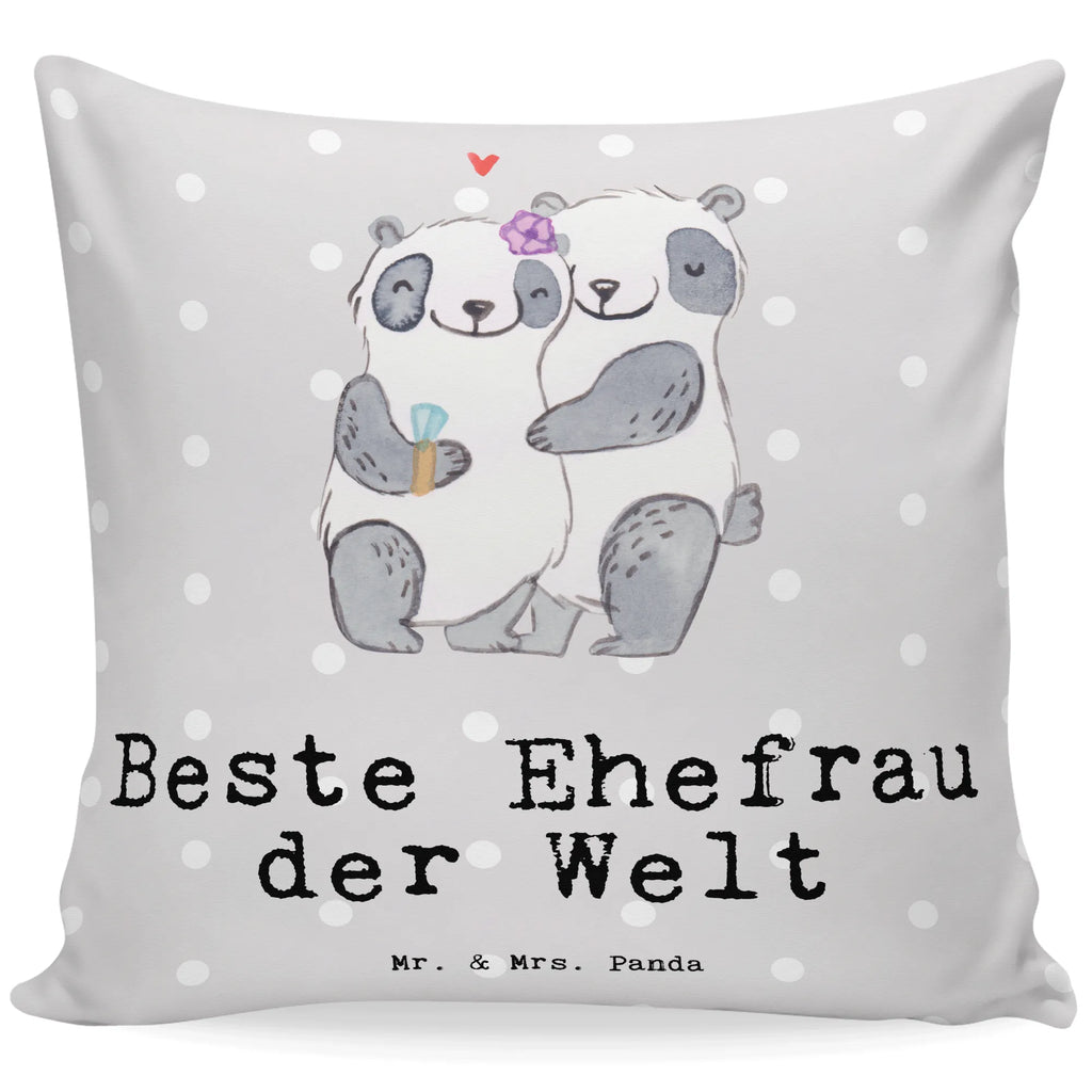 40x40 Kissen Panda Beste Ehefrau der Welt Kissenhülle, Kopfkissen, Sofakissen, Dekokissen, Motivkissen, sofakissen, sitzkissen, Kissen, Kissenbezüge, Kissenbezug 40x40, Kissen 40x40, Kissenhülle 40x40, Zierkissen, Couchkissen, Dekokissen Sofa, Sofakissen 40x40, Dekokissen 40x40, Kopfkissen 40x40, Kissen 40x40 Waschbar, für, Dankeschön, Geschenk, Schenken, Geburtstag, Geburtstagsgeschenk, Geschenkidee, Danke, Bedanken, Mitbringsel, Freude machen, Geschenktipp, Ehefrau, Beste, Frau, Partnerin, Freundin, Traumfrau, Hochzeit, Liebling, Ehepartner, Ehe, Gattin, Lebensgefährtin, Braut, Kleinigkeit