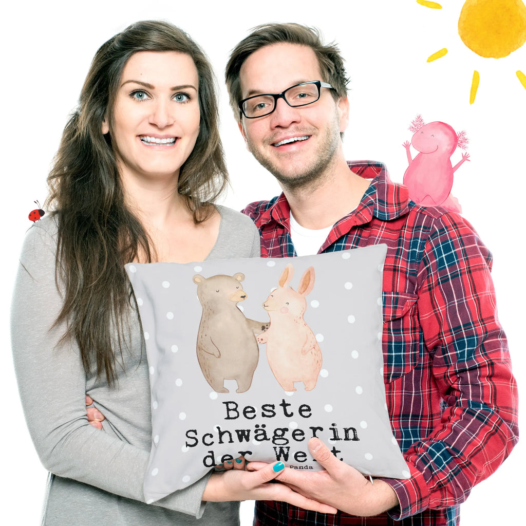 40x40 Kissen Hase Beste Schwägerin der Welt Kissenhülle, Kopfkissen, Sofakissen, Dekokissen, Motivkissen, sofakissen, sitzkissen, Kissen, Kissenbezüge, Kissenbezug 40x40, Kissen 40x40, Kissenhülle 40x40, Zierkissen, Couchkissen, Dekokissen Sofa, Sofakissen 40x40, Dekokissen 40x40, Kopfkissen 40x40, Kissen 40x40 Waschbar, für, Dankeschön, Geschenk, Schenken, Geburtstag, Geburtstagsgeschenk, Geschenkidee, Danke, Bedanken, Mitbringsel, Freude machen, Geschenktipp, Schwägerin, Schwähgerin, Schwippschwägerin, Familie, Verwandtschaft, angeheiratet, Frau, Ehemann, Schwester, Ehefrau, Bruder, Partner