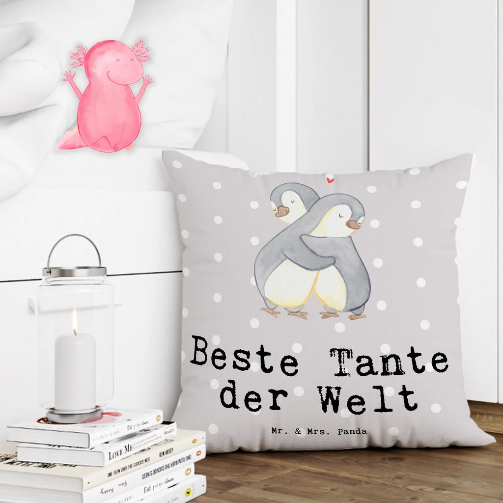 40x40 Kissen Pinguin Beste Tante der Welt Kissenhülle, Kopfkissen, Sofakissen, Dekokissen, Motivkissen, sofakissen, sitzkissen, Kissen, Kissenbezüge, Kissenbezug 40x40, Kissen 40x40, Kissenhülle 40x40, Zierkissen, Couchkissen, Dekokissen Sofa, Sofakissen 40x40, Dekokissen 40x40, Kopfkissen 40x40, Kissen 40x40 Waschbar, für, Dankeschön, Geschenk, Schenken, Geburtstag, Geburtstagsgeschenk, Geschenkidee, Danke, Bedanken, Mitbringsel, Freude machen, Geschenktipp, Tante, Patentante, Paten Tante, Lieblingstante, Taufpartner, Taufe, Familie, Kleinigkeit, Nichte, Neffe