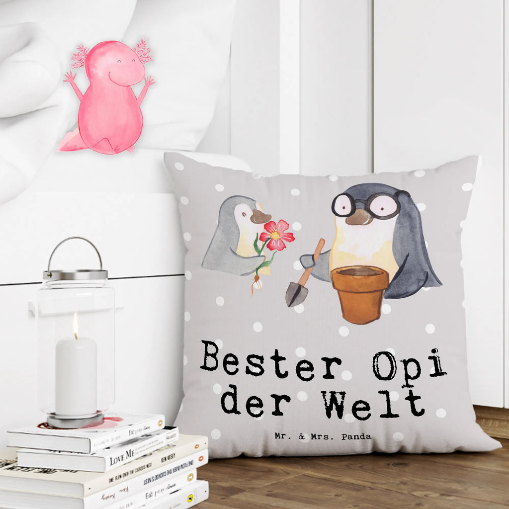 40x40 Kissen Pinguin Bester Opi der Welt Kissenhülle, Kopfkissen, Sofakissen, Dekokissen, Motivkissen, sofakissen, sitzkissen, Kissen, Kissenbezüge, Kissenbezug 40x40, Kissen 40x40, Kissenhülle 40x40, Zierkissen, Couchkissen, Dekokissen Sofa, Sofakissen 40x40, Dekokissen 40x40, Kopfkissen 40x40, Kissen 40x40 Waschbar, für, Dankeschön, Geschenk, Schenken, Geburtstag, Geburtstagsgeschenk, Geschenkidee, Danke, Bedanken, Mitbringsel, Freude machen, Geschenktipp, Großvater, Grossvater, Opa, Opi. Großpapa, Großeltern, Nichte, Neffe, Kleinigkeit, Oppa, Oppi, Bester