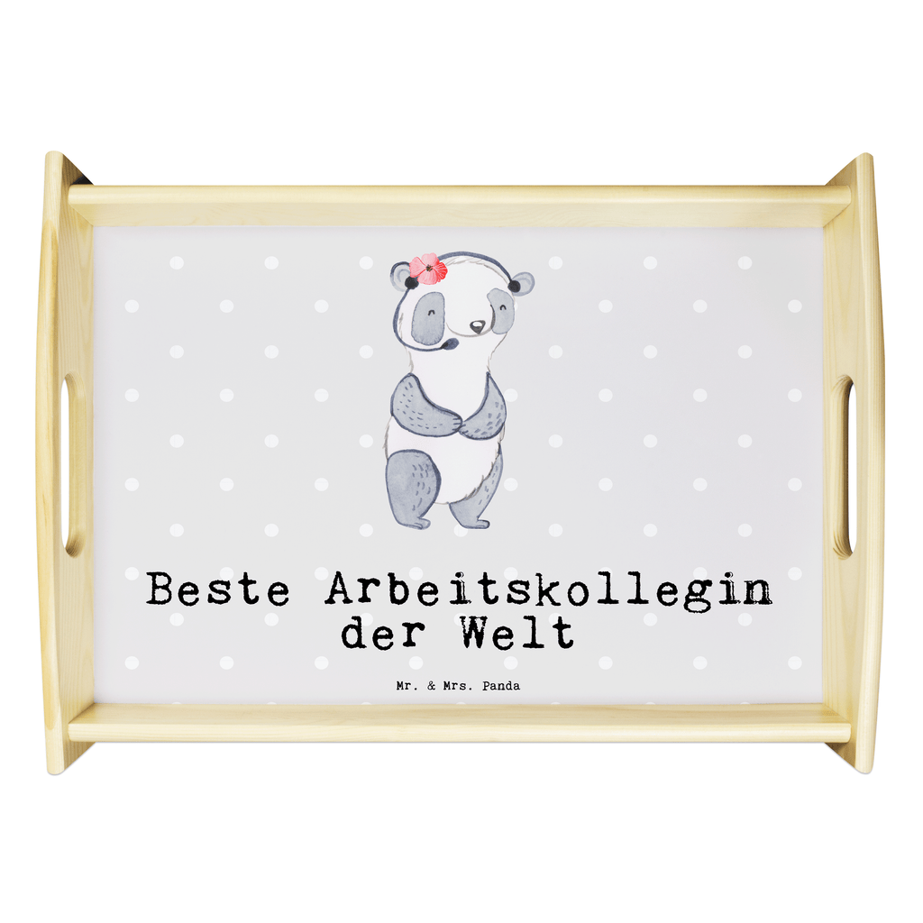 Serviertablett Panda Beste Arbeitskollegin der Welt Serviertablett, Tablett, Holztablett, Küchentablett, Dekotablett, Frühstückstablett, für, Dankeschön, Geschenk, Schenken, Geburtstag, Geburtstagsgeschenk, Geschenkidee, Danke, Bedanken, Mitbringsel, Freude machen, Geschenktipp, Arbeitskollegin, Kollegin, Freundin, Büro, Abschiedsgeschenk, Ruhestand, Arbeit, Mitarbeiterin, Berufsgenossin, Beruf