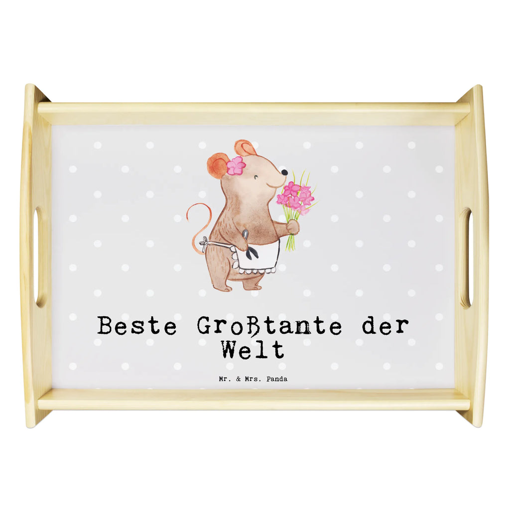 Serviertablett Maus Beste Großtante der Welt Serviertablett, Tablett, Holztablett, Küchentablett, Dekotablett, Frühstückstablett, für, Dankeschön, Geschenk, Schenken, Geburtstag, Geburtstagsgeschenk, Geschenkidee, Danke, Bedanken, Mitbringsel, Freude machen, Geschenktipp, Großtante, Grosstante, Tante, Lieblingstante, Familie, Schwester, Tanten, Kleinigkeit, Beste, Nichte, Neffe, Groß