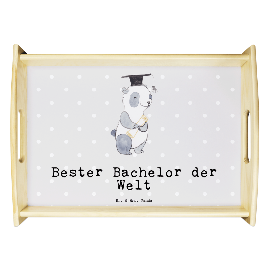 Serviertablett Panda Bester Bachelor der Welt Serviertablett, Tablett, Holztablett, Küchentablett, Dekotablett, Frühstückstablett, für, Dankeschön, Geschenk, Schenken, Geburtstag, Geburtstagsgeschenk, Geschenkidee, Danke, Bedanken, Mitbringsel, Freude machen, Geschenktipp, Bachelor, Student, Studium, Sohn, Spaß, Musterschüler, lustig, Studienabschluss, witzig, Universität, Abschluss, Alumni, Uni, Studenten, Hochschule