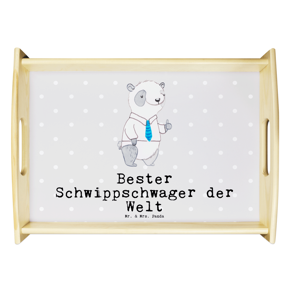 Serviertablett Panda Bester Schwippschwager der Welt Serviertablett, Tablett, Holztablett, Küchentablett, Dekotablett, Frühstückstablett, für, Dankeschön, Geschenk, Schenken, Geburtstag, Geburtstagsgeschenk, Geschenkidee, Danke, Bedanken, Mitbringsel, Freude machen, Geschenktipp, Schwippschwager, Schwibschwager, Schwipschwager, Schwager, Schwager des Ehepartners, Familie, Verwandtschaft, angeheiratet