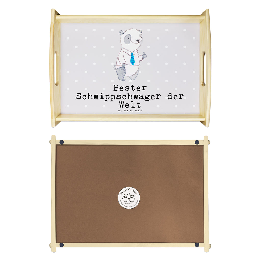 Serviertablett Panda Bester Schwippschwager der Welt Serviertablett, Tablett, Holztablett, Küchentablett, Dekotablett, Frühstückstablett, für, Dankeschön, Geschenk, Schenken, Geburtstag, Geburtstagsgeschenk, Geschenkidee, Danke, Bedanken, Mitbringsel, Freude machen, Geschenktipp, Schwippschwager, Schwibschwager, Schwipschwager, Schwager, Schwager des Ehepartners, Familie, Verwandtschaft, angeheiratet